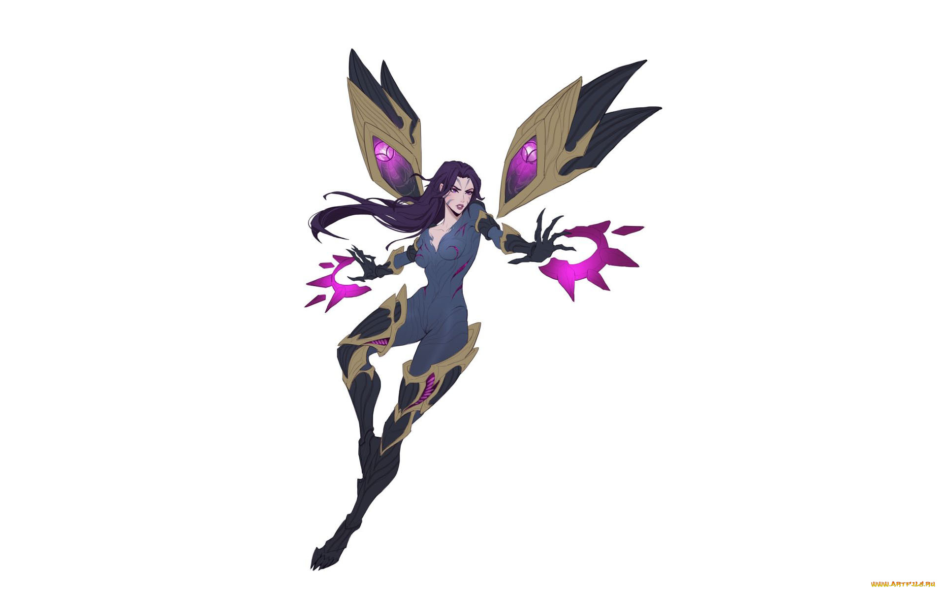 видео, игры, league, of, legends, крылья, магия, kai'sa