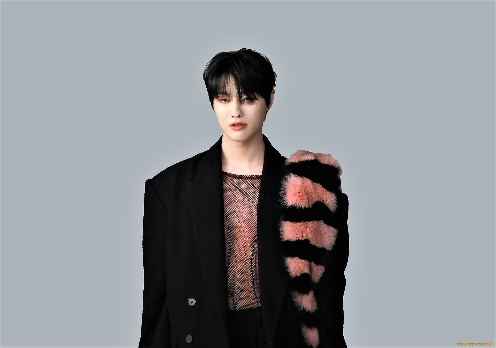 мужчины, cho, seunguoun, cho, seunguoun, пальто, шарф, сетка