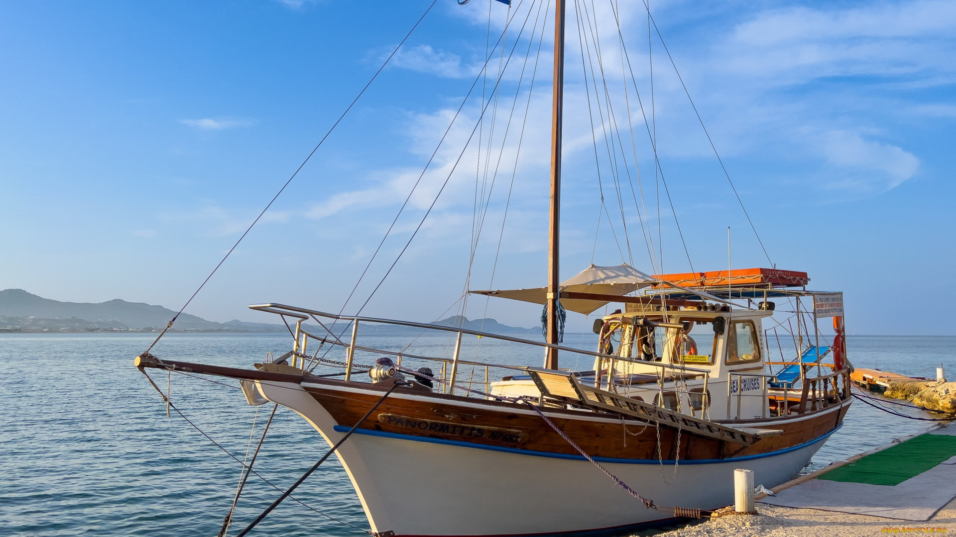 корабли, парусники, парусное, туристическое, судно