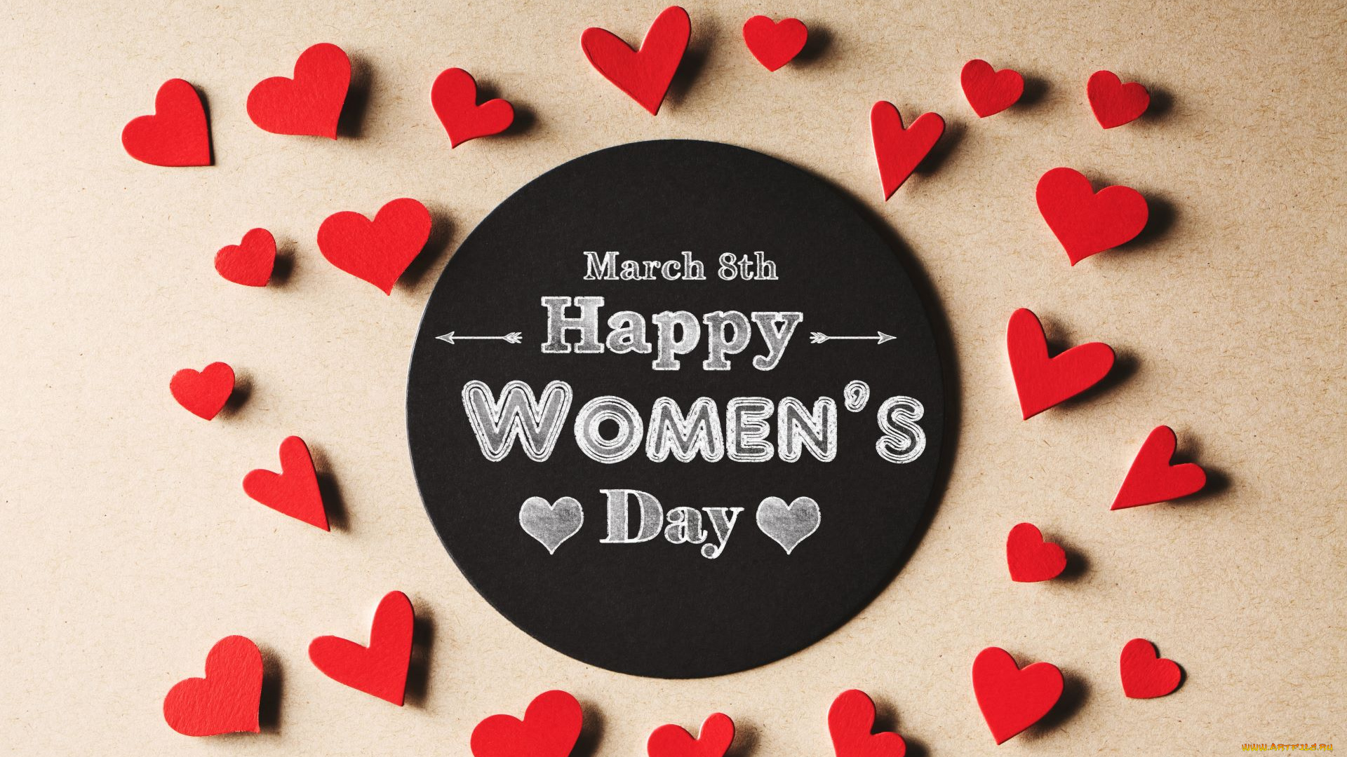 праздничные, международный, женский, день, -, 8, марта, сердечки, поздравление
