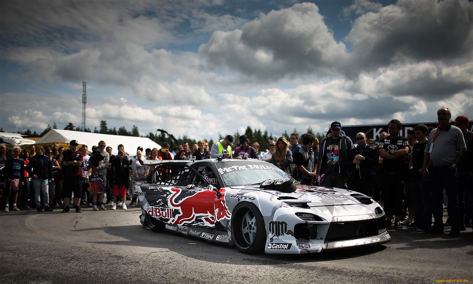 спорт, автоспорт, белый, толпа