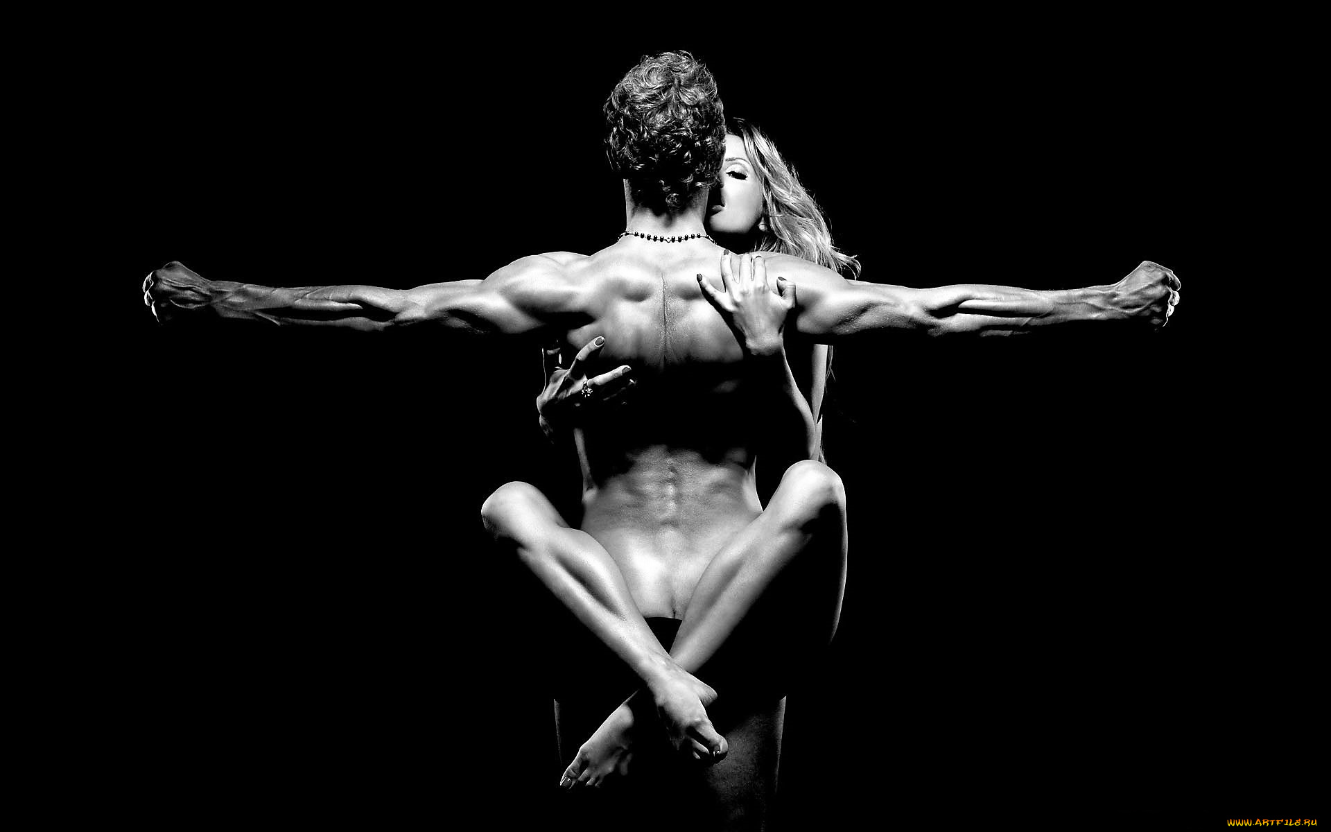 разное, мужчина, женщина, пара, черно-белая