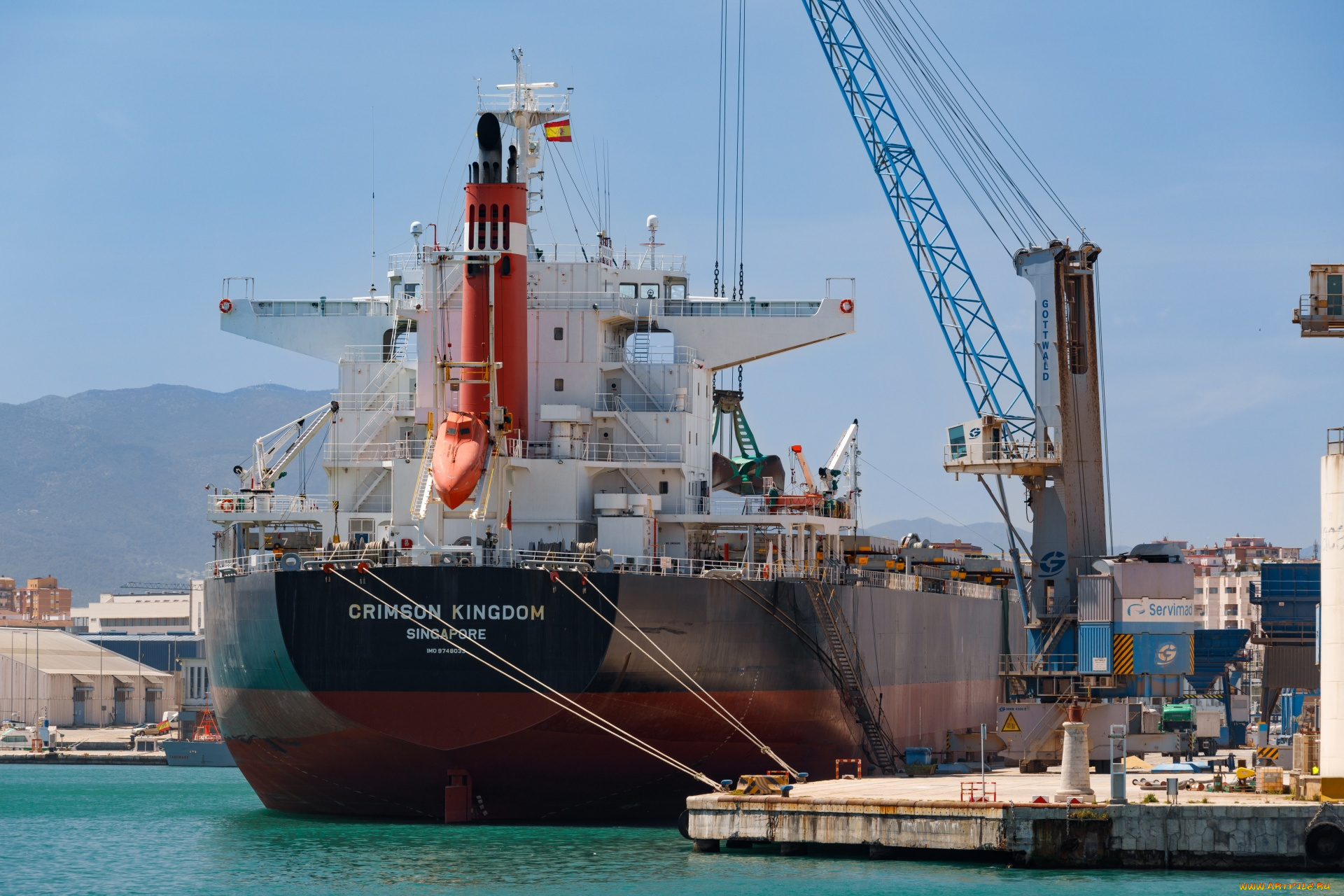 корабли, грузовые, суда, контейнеровоз