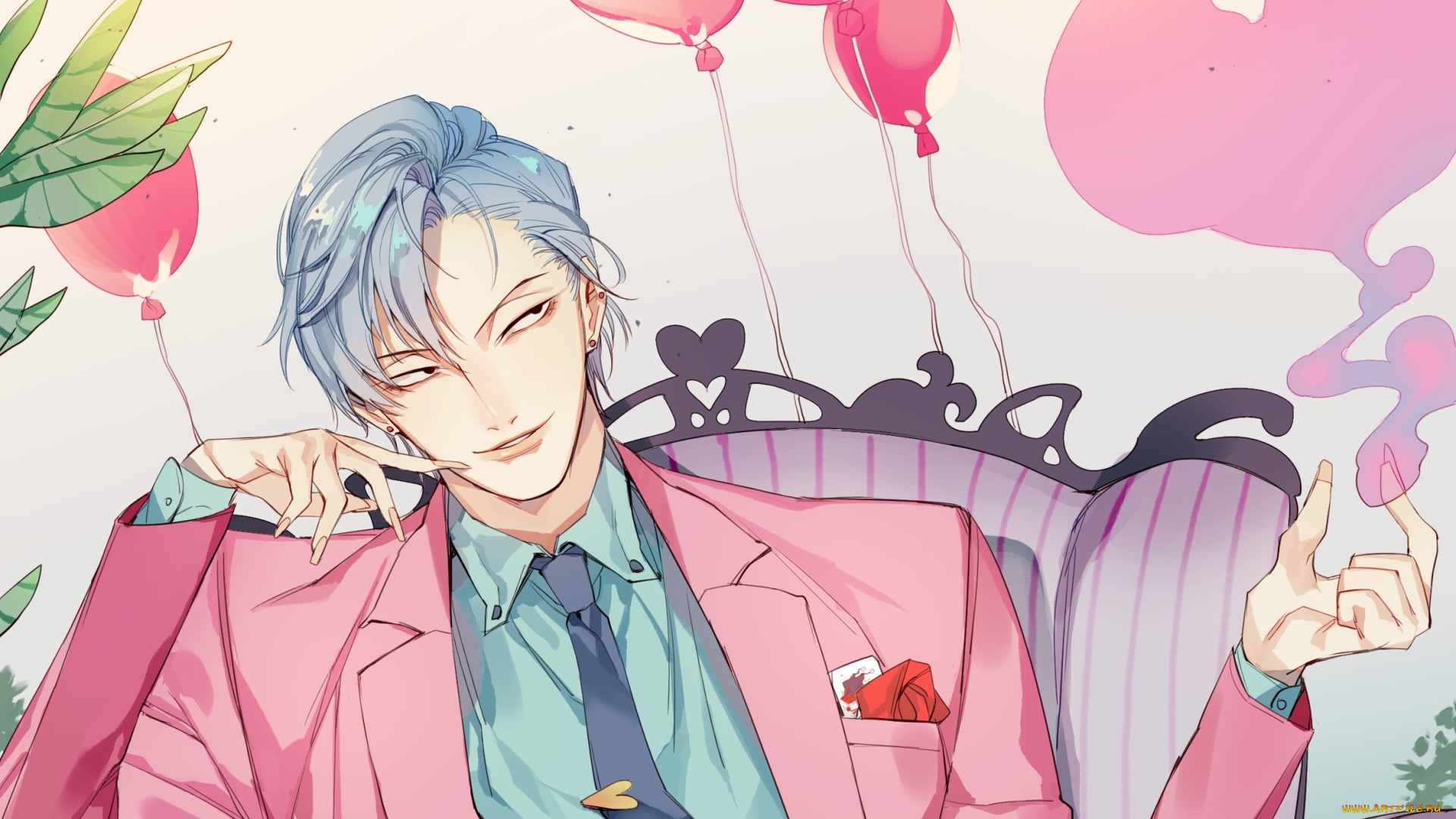 аниме, hunter, x, hunter, хисока