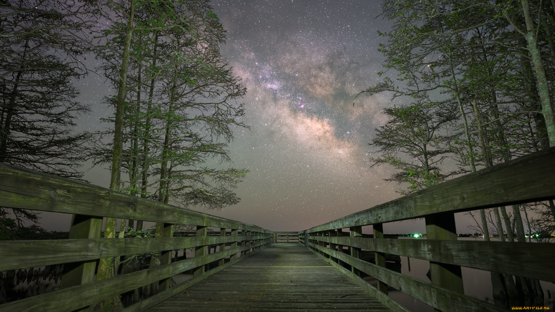 города, -, мосты, ночь