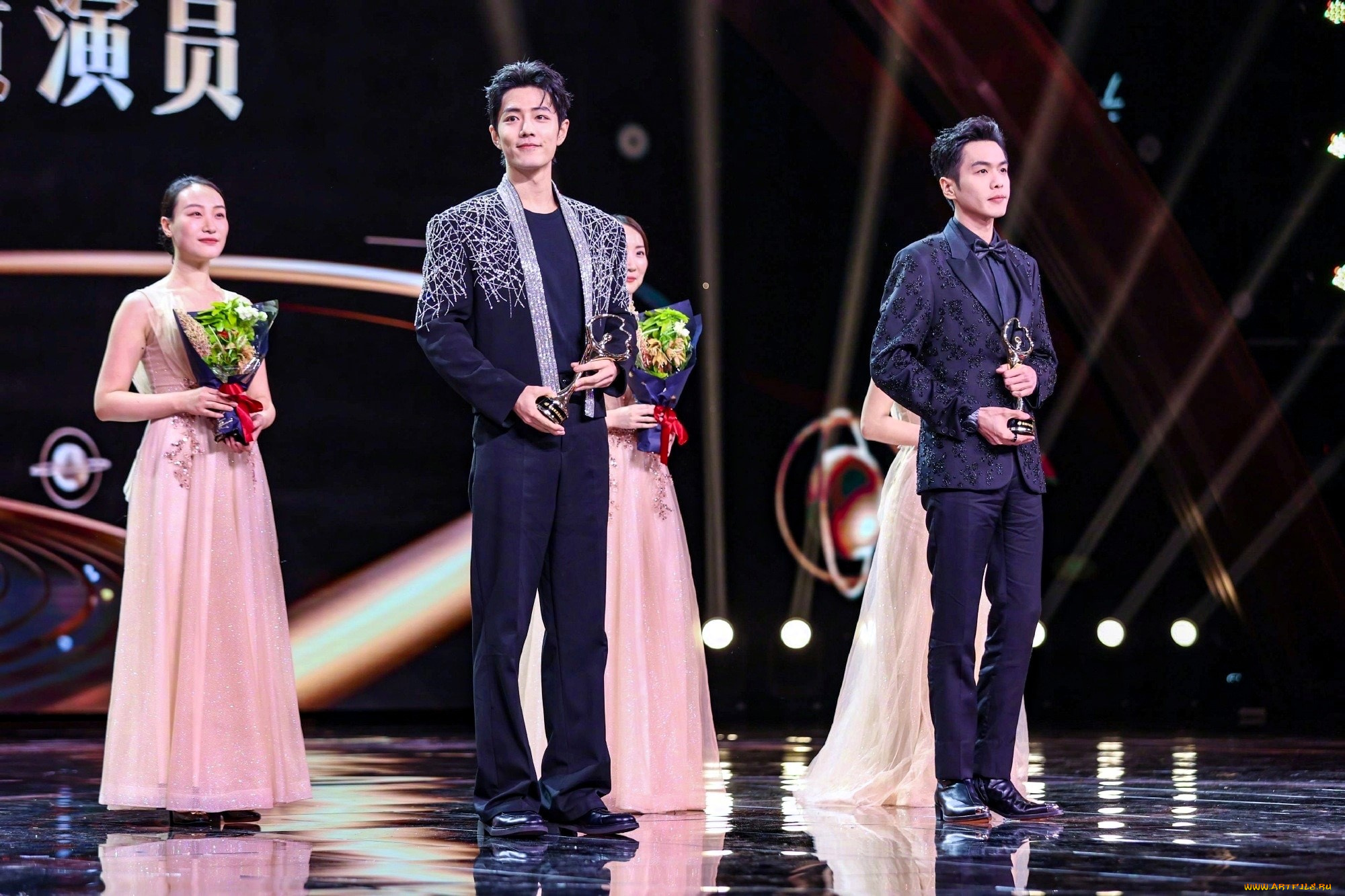 разное, знаменитости, сяо, чжань, актеры, сцена