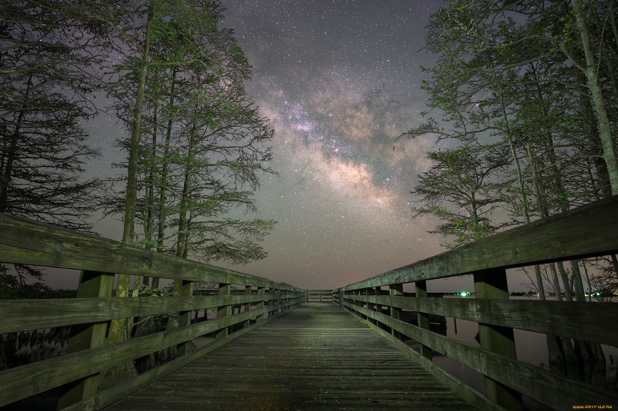 города, -, мосты, ночь