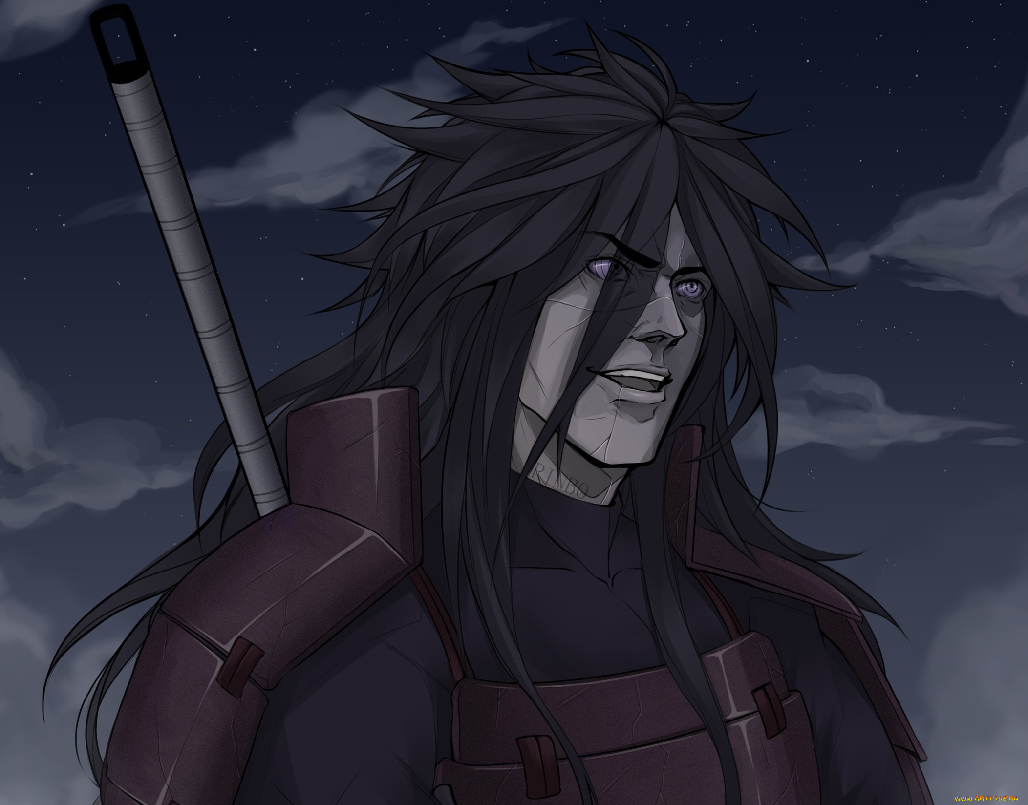 аниме, naruto, мадара, учиха