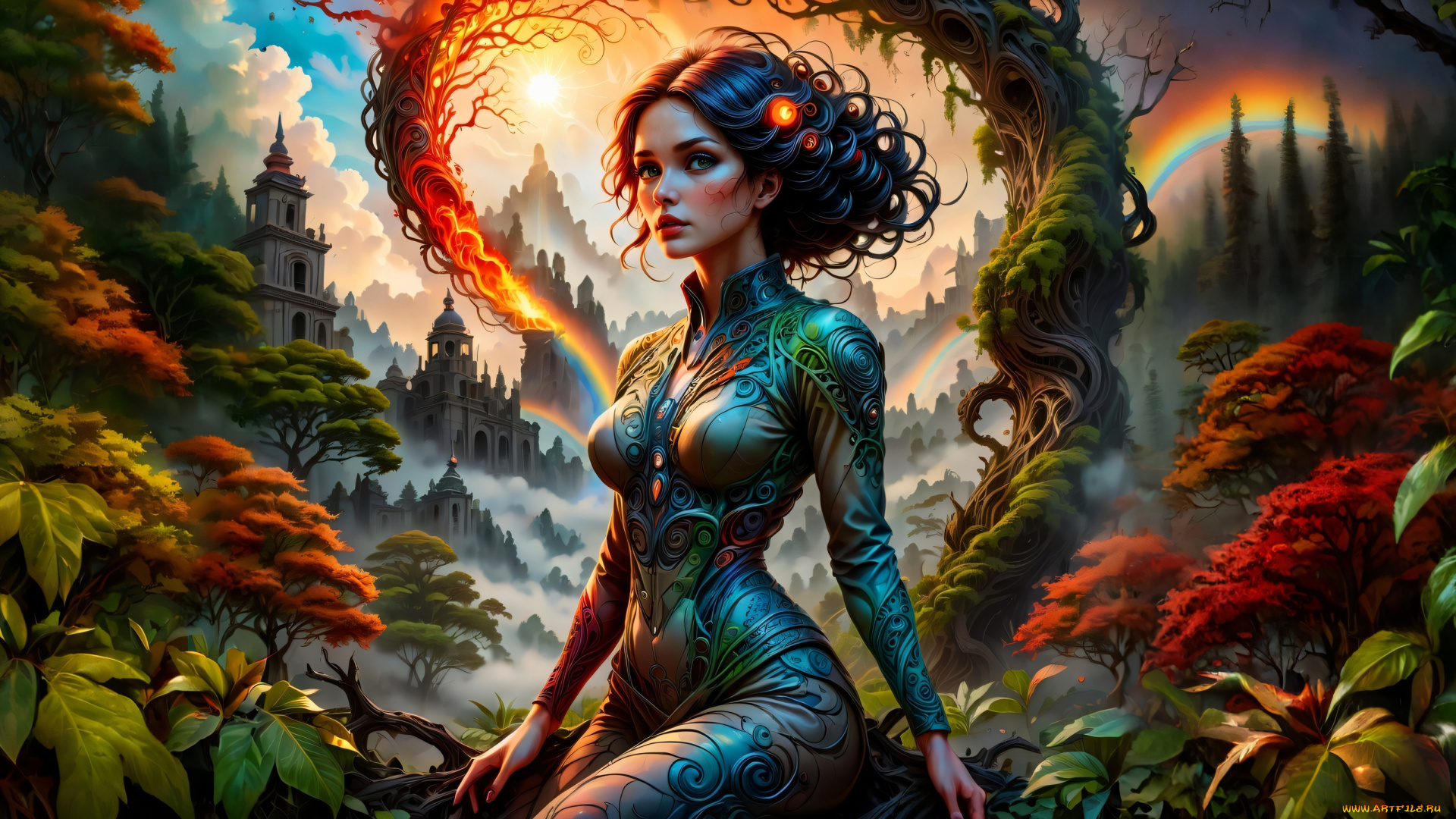 фэнтези, девушки, нейросети, графика, нейроарт, ai, art, нейронные, сети, рисунки, нейро, искусство, нейрографика, graphics, neuroart, neural, networks, drawings, neuro, neurography