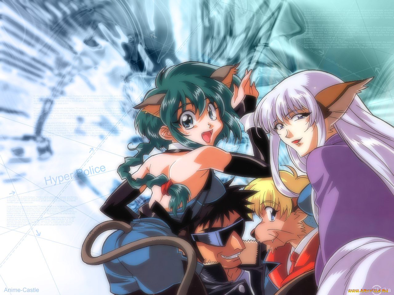 аниме, hyper, police