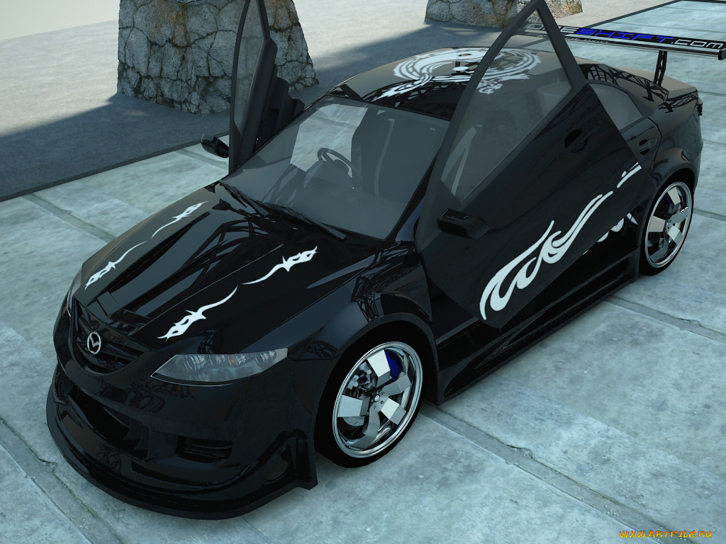 автомобили, 3д