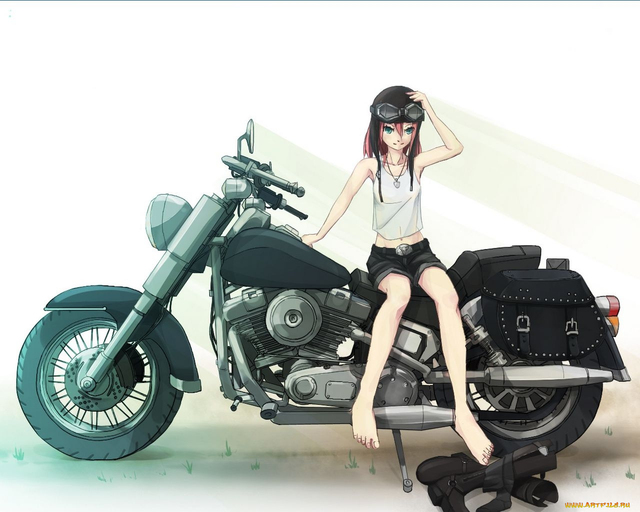 аниме, weapon, blood, technology