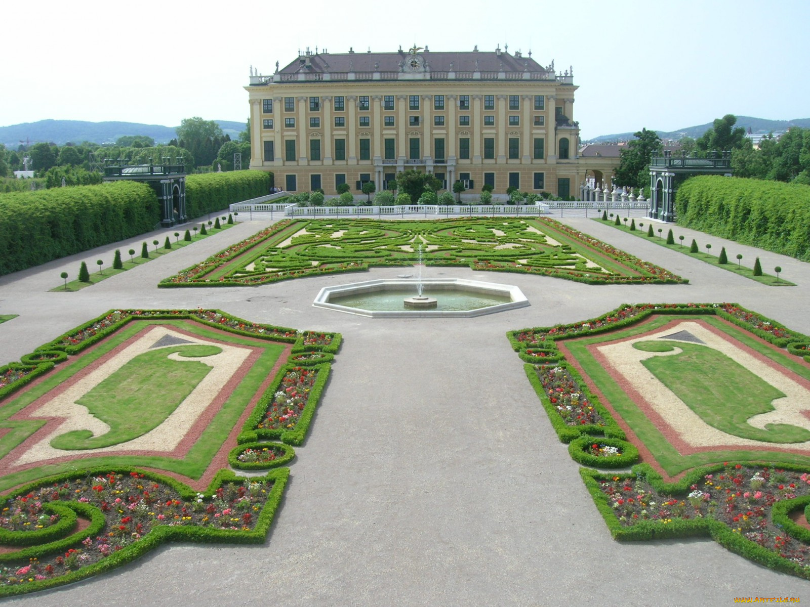 вена, шённбрунн, города, австрия
