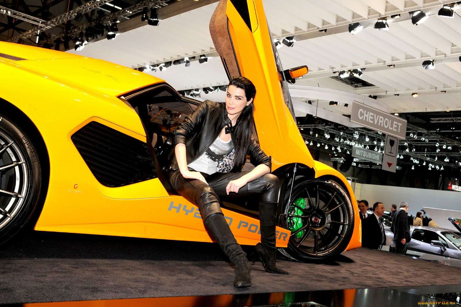 девушка, спорткар, автомобили, авто, девушками, выставка