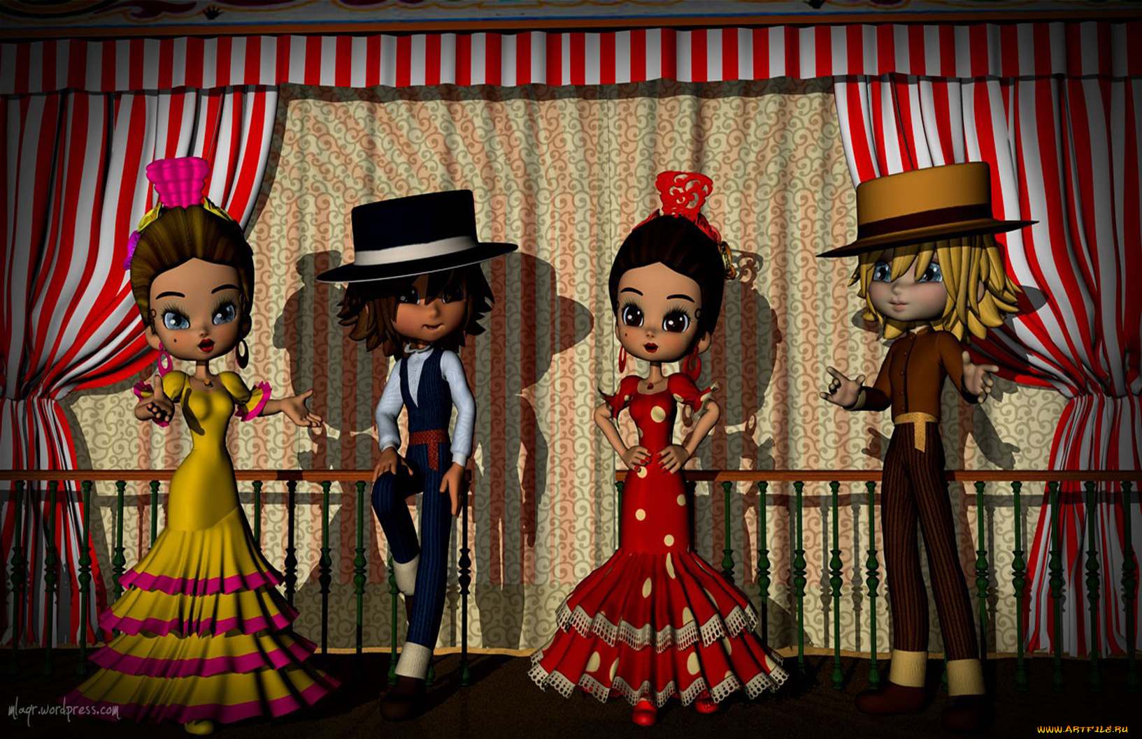 3д, графика, people, люди, мальчика, девушки