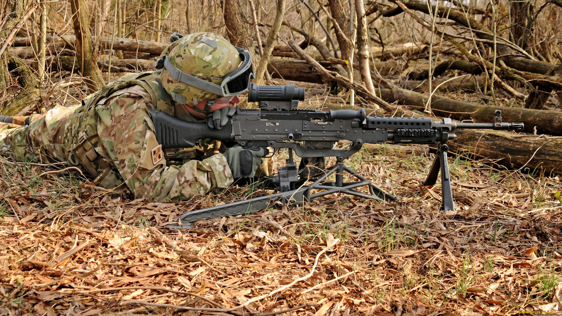оружие, армия, спецназ, солдат, пулемет