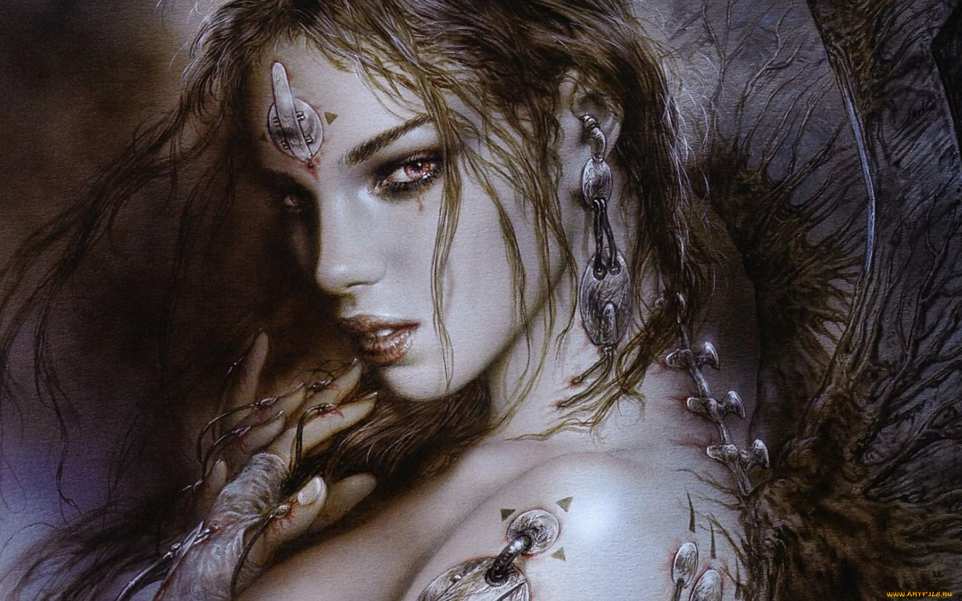 luis, royo, фэнтези, девушка