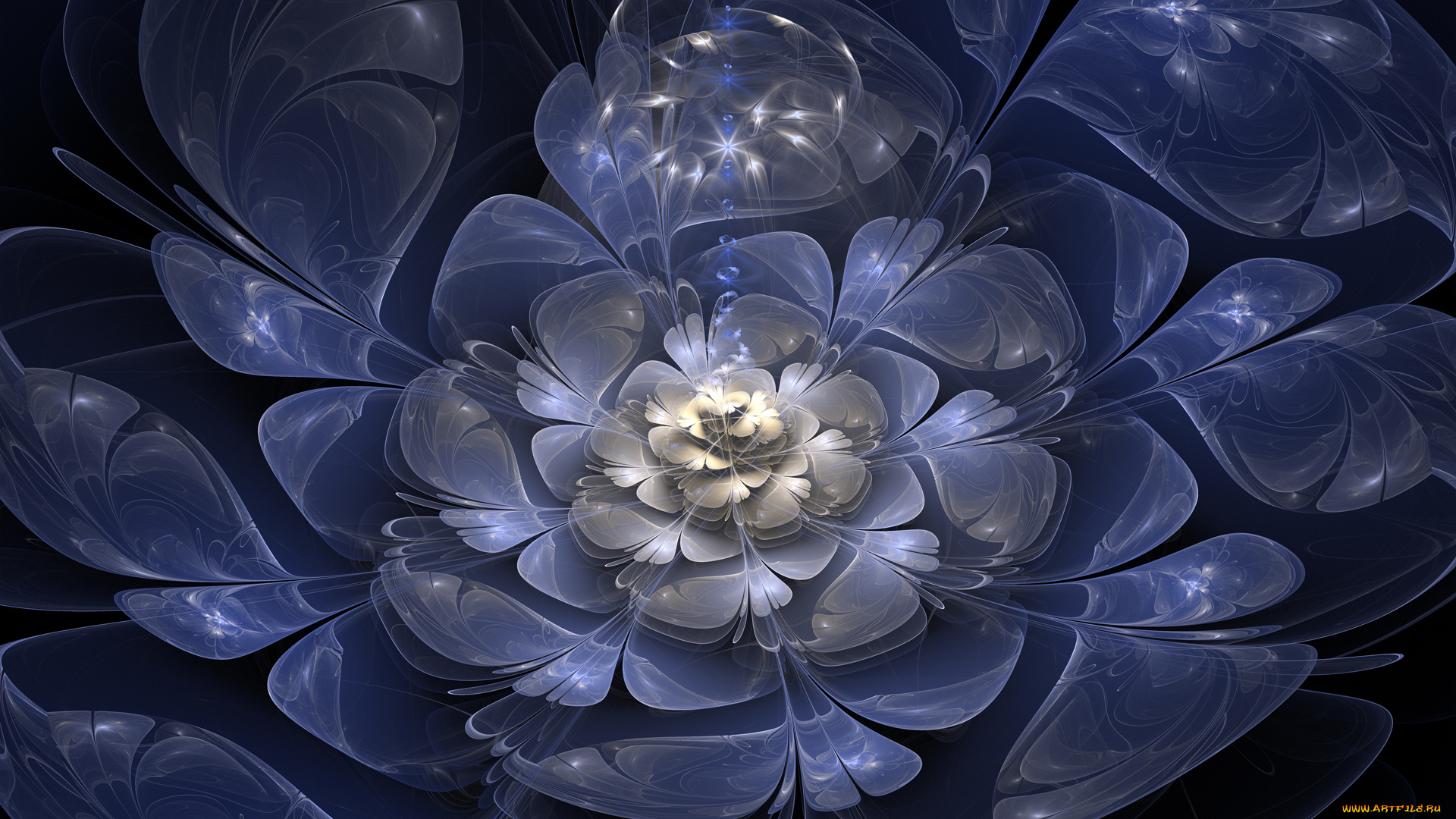 3d, 3д, графика, flowers, цветы, фрактал