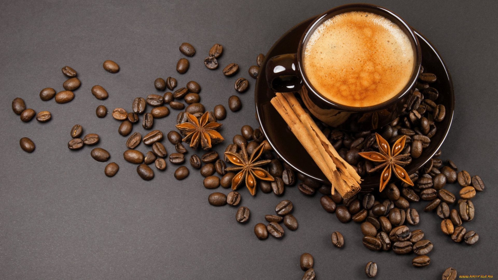 еда, кофе, кофейные, зёрна, напиток