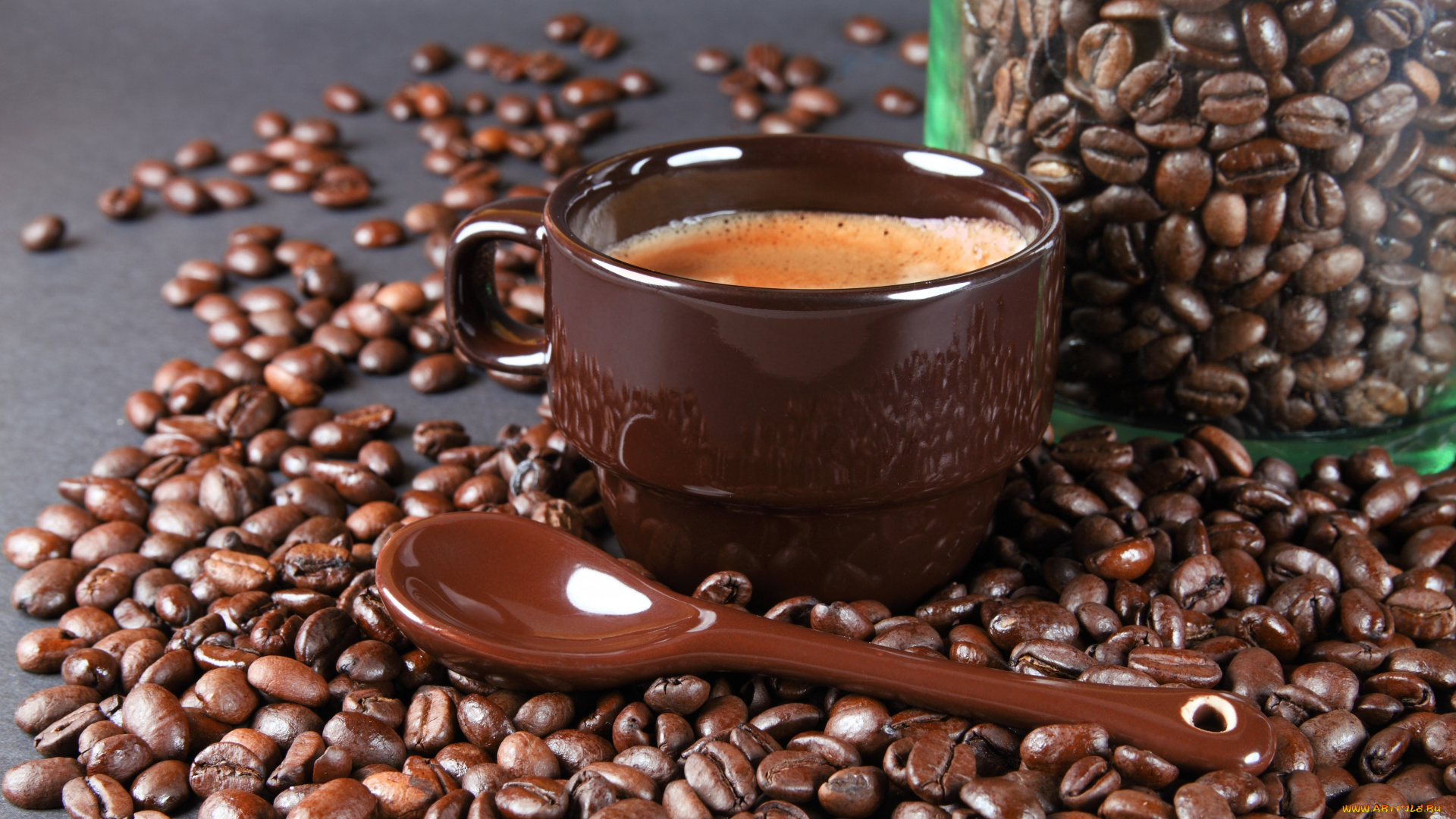 еда, кофе, кофейные, зёрна, напиток