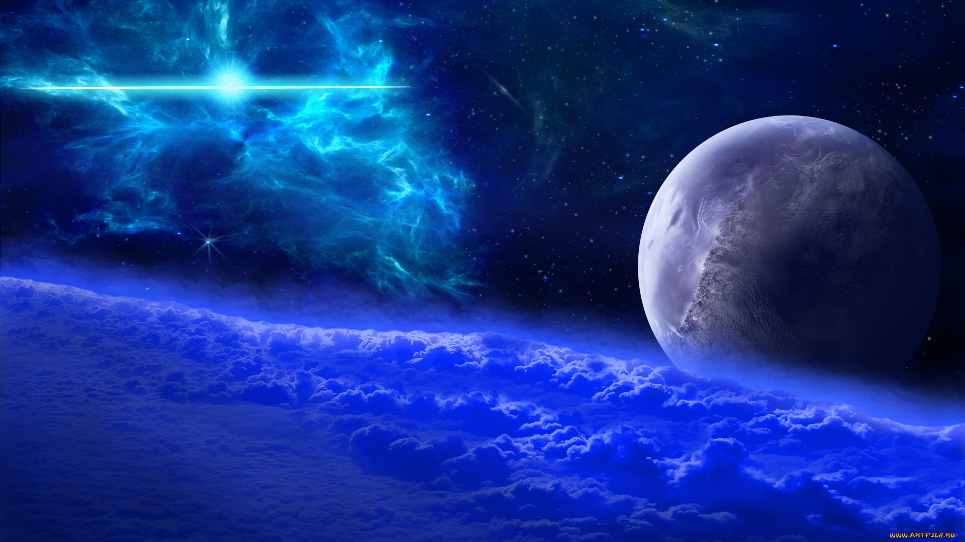 космос, арт, 3d, art