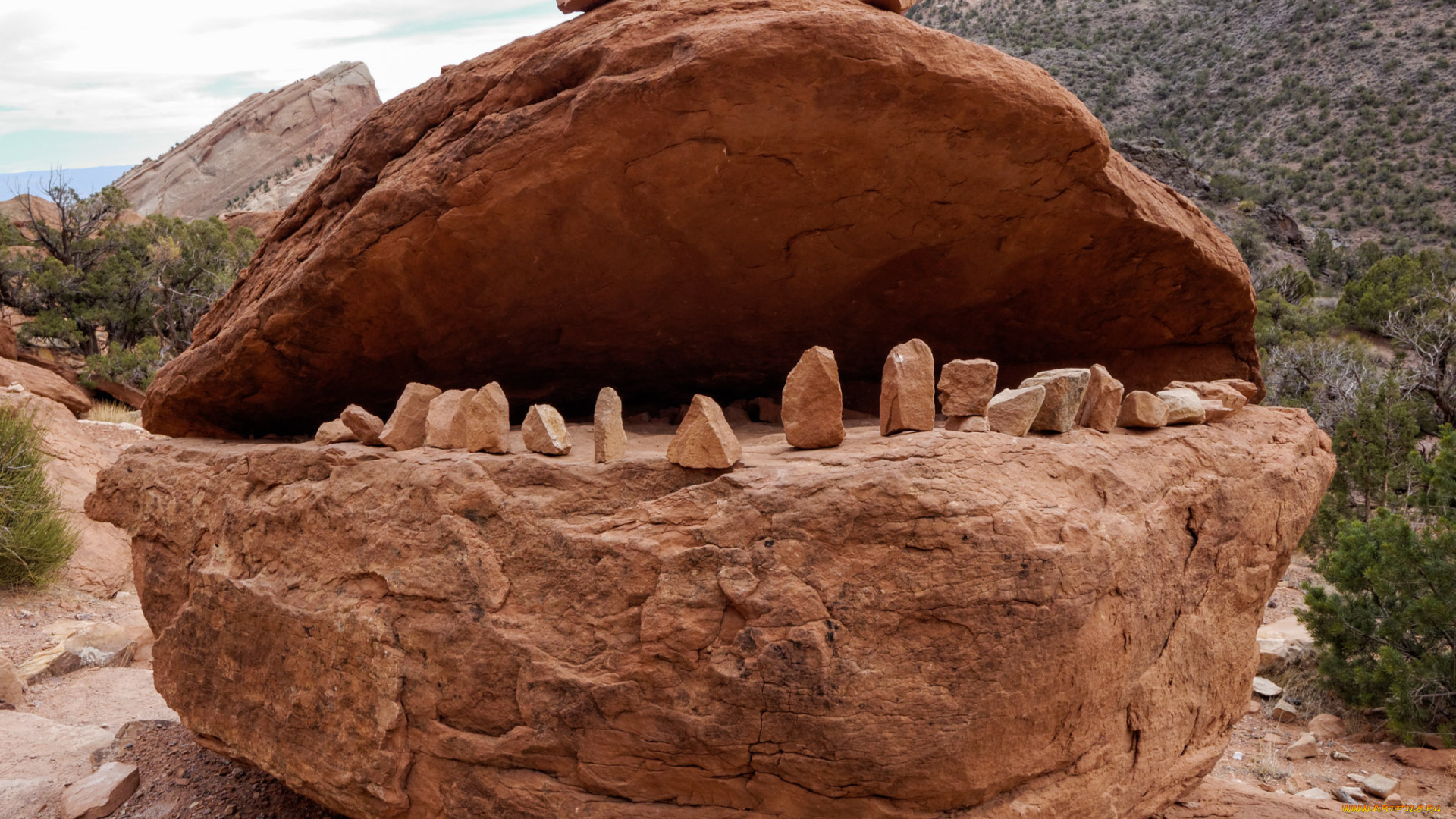 природа, камни, минералы, штат, колорадо, каньон, горы