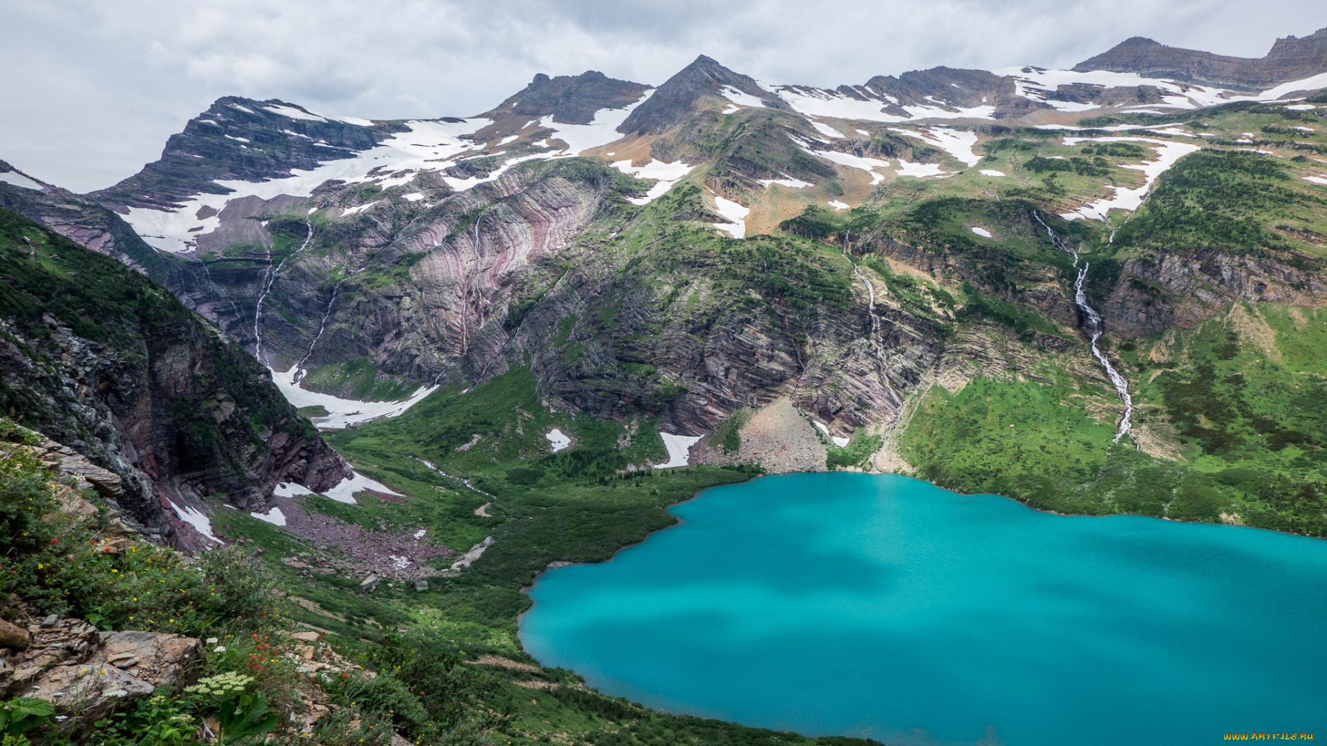 природа, реки, озера, штат, монтана