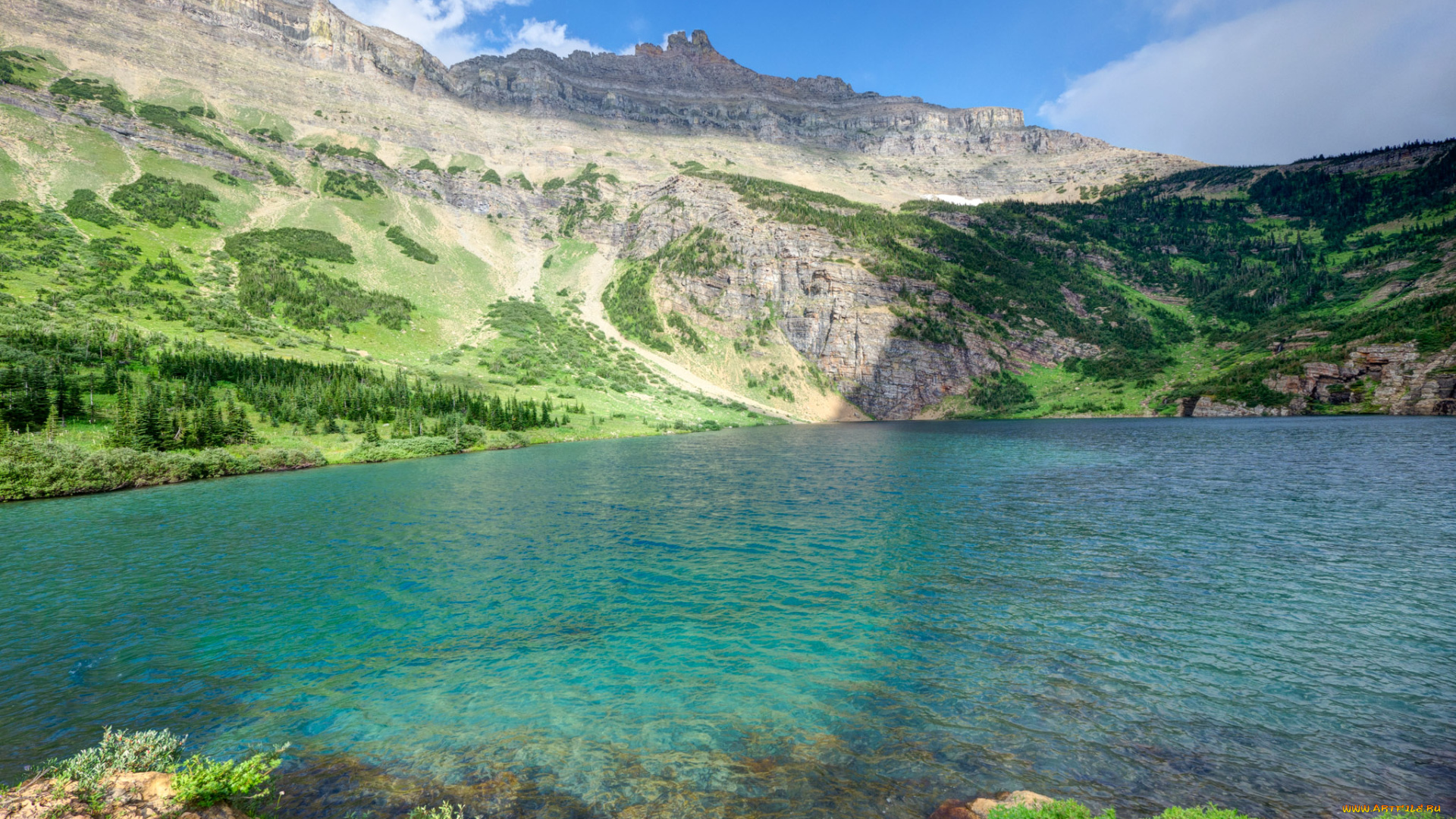 природа, реки, озера, штат, монтана, сша