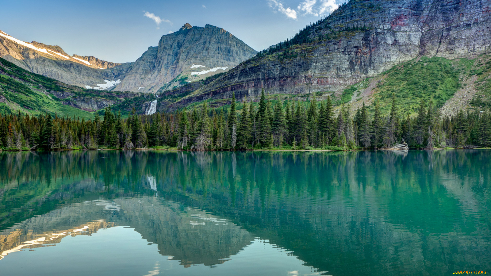 природа, реки, озера, штат, монтана, сша