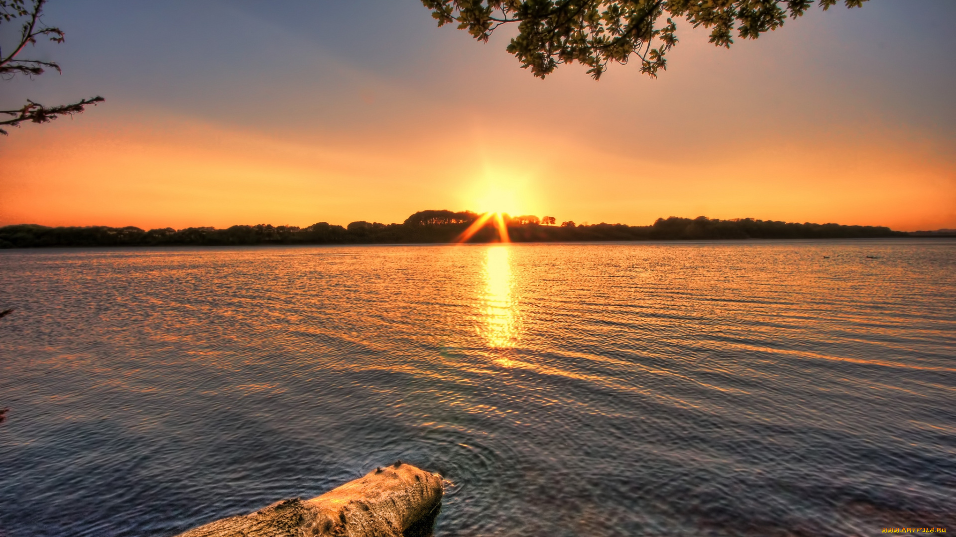 природа, восходы, закаты, солнце, вода