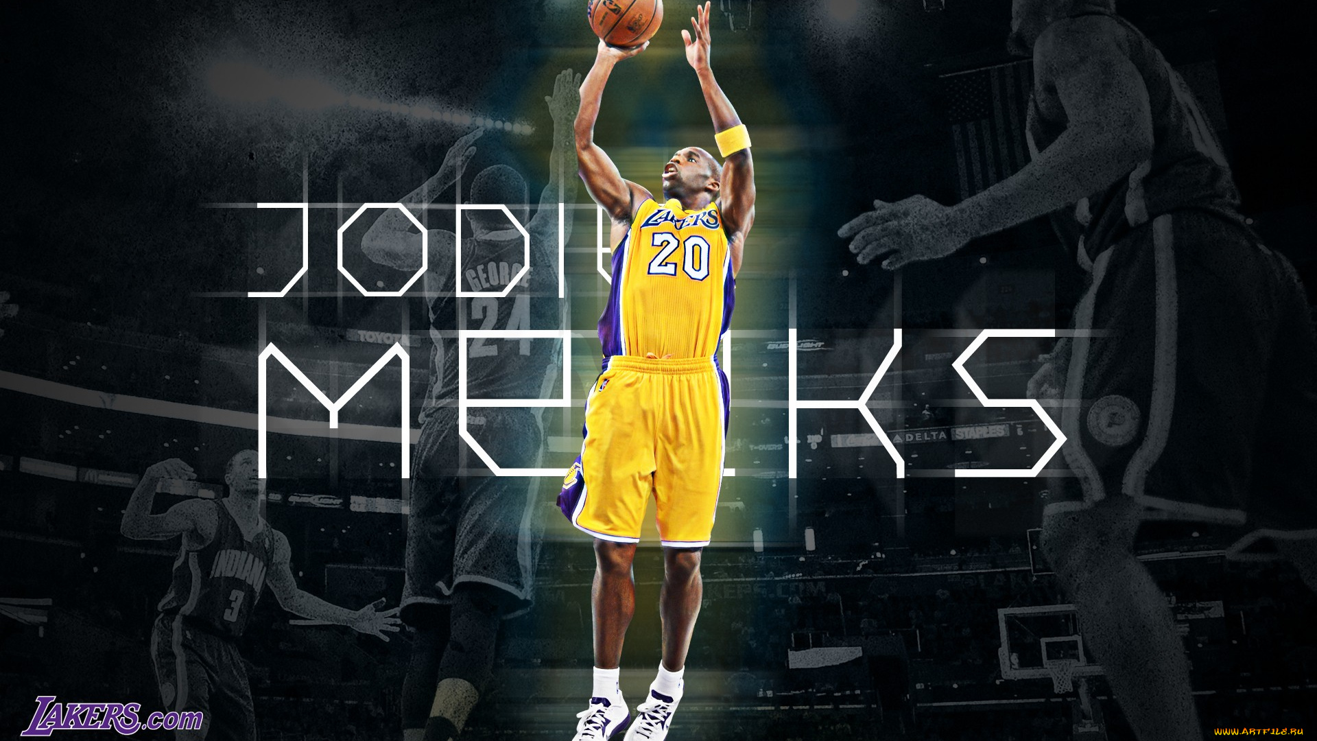 спорт, nba, lakers, los, angeles, мяч, игрок, фон