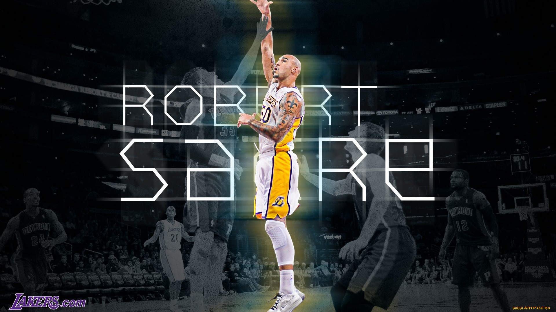 спорт, nba, мяч, игрок, фон, lakers, los, angeles