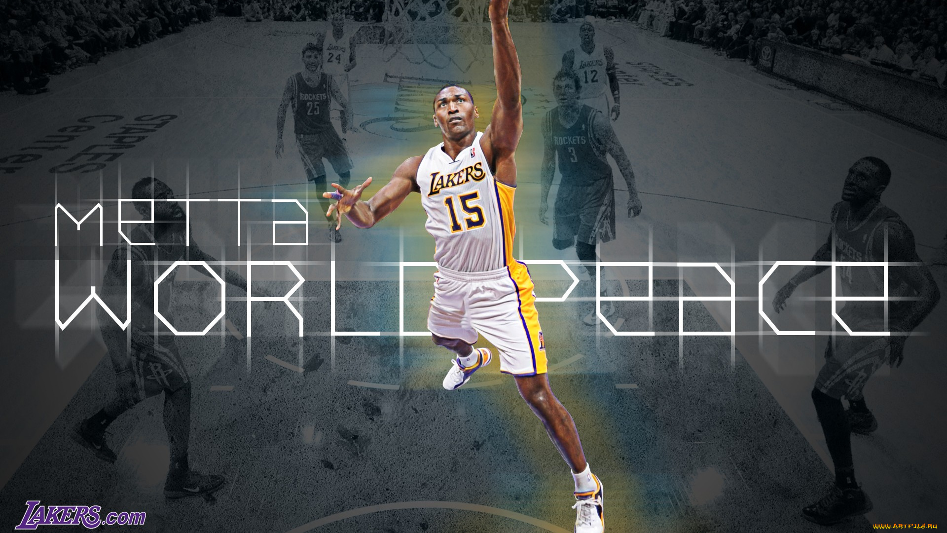 спорт, nba, мяч, игрок, фон, lakers, los, angeles