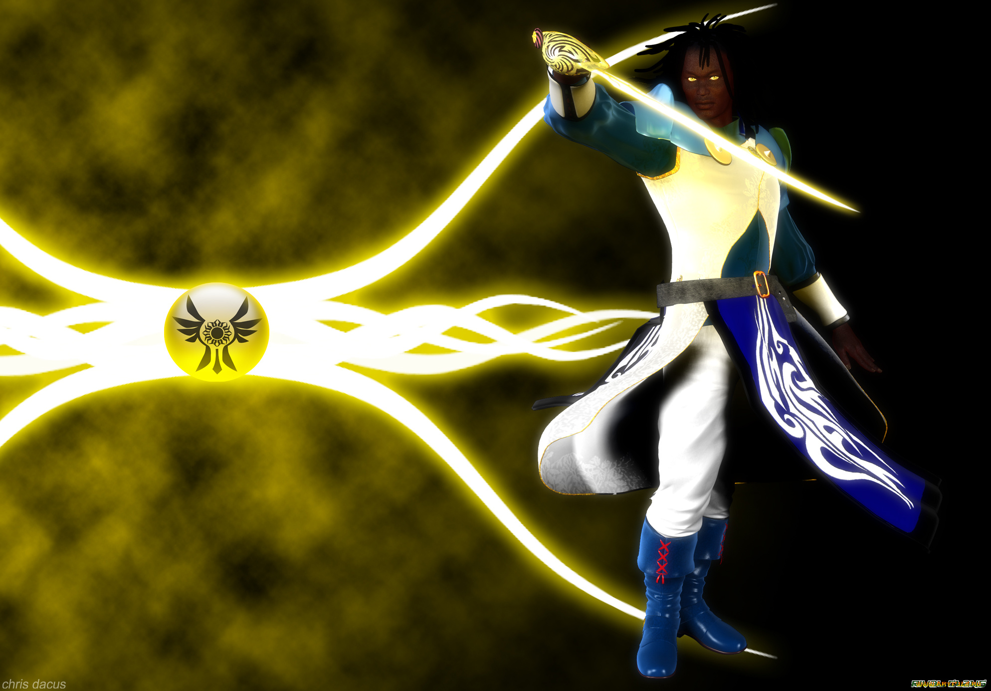 3д, графика, fantasy, фантазия, мужчина, меч