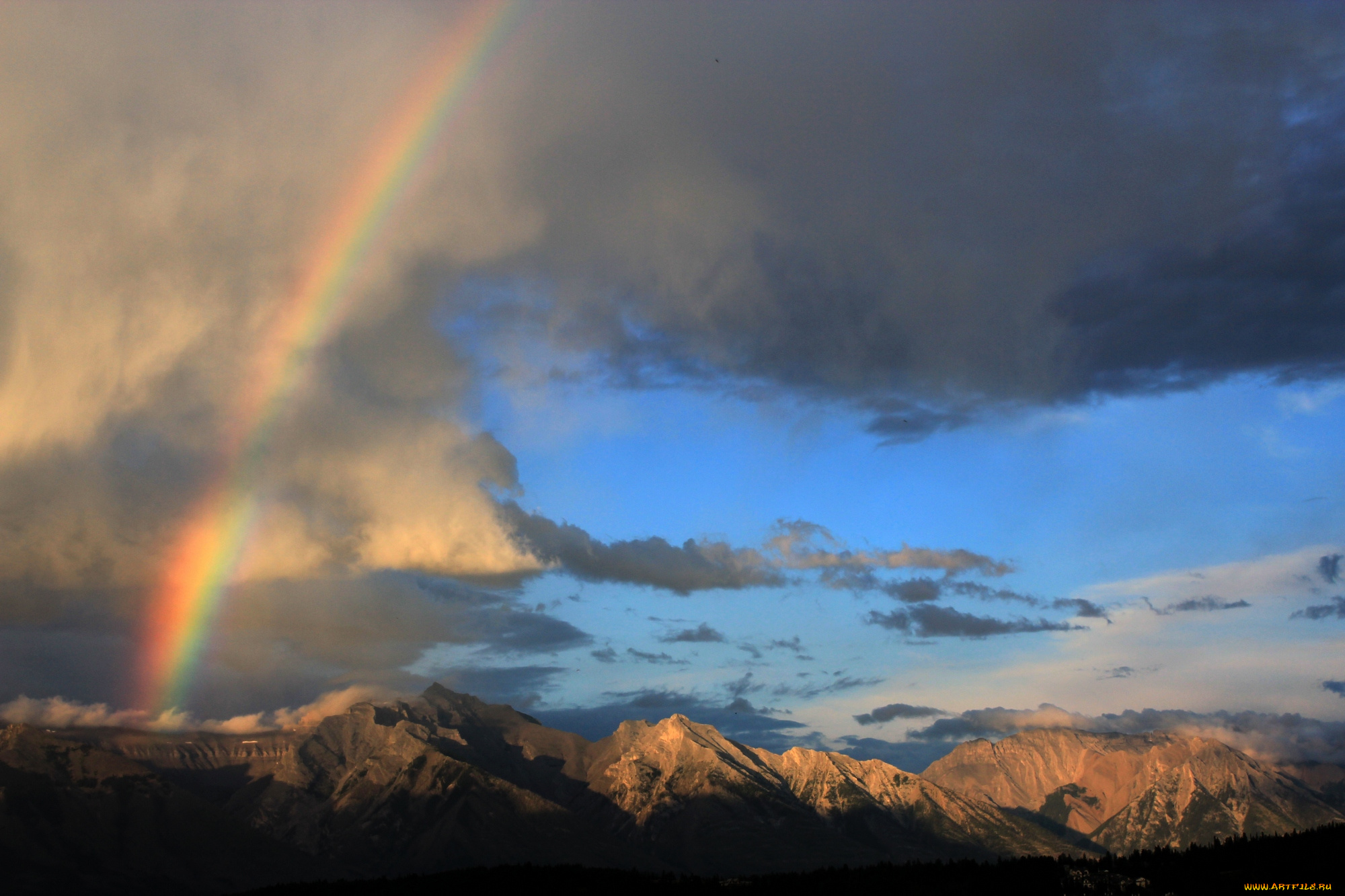 природа, радуга, канада