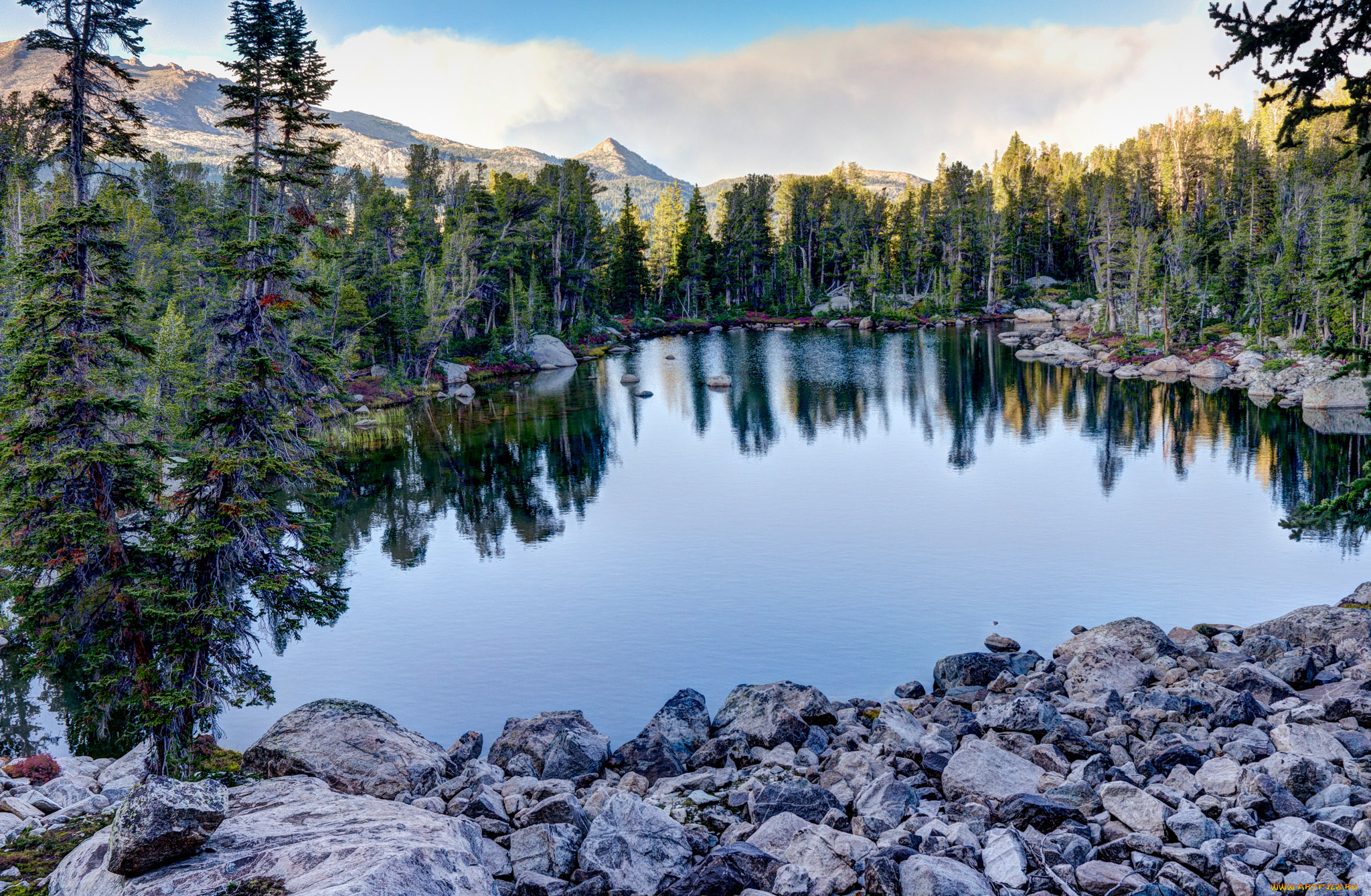 природа, реки, озера, сша, штат, вайоминг