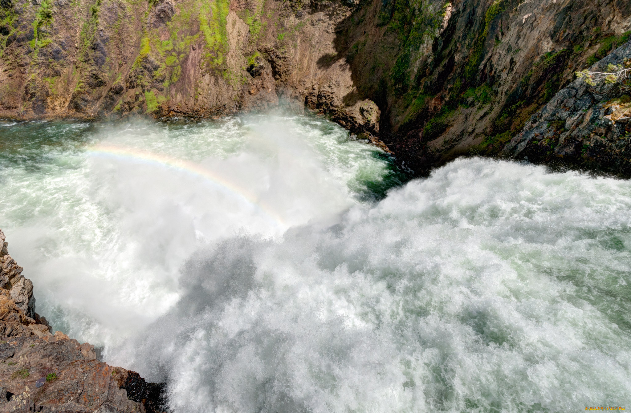 природа, реки, озера, йеллоустоун, сша, штат, вайоминг