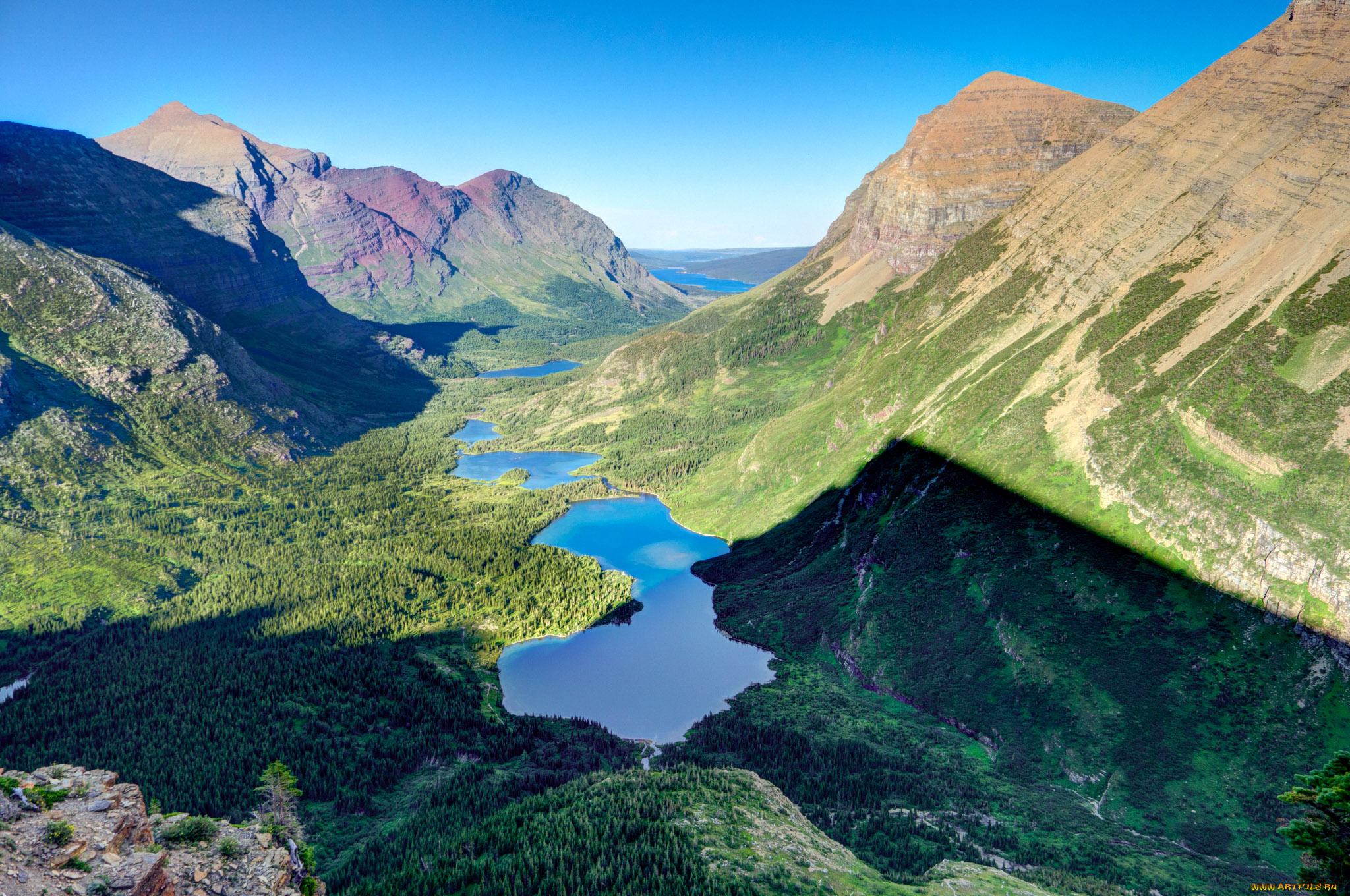 природа, реки, озера, штат, монтана, сша