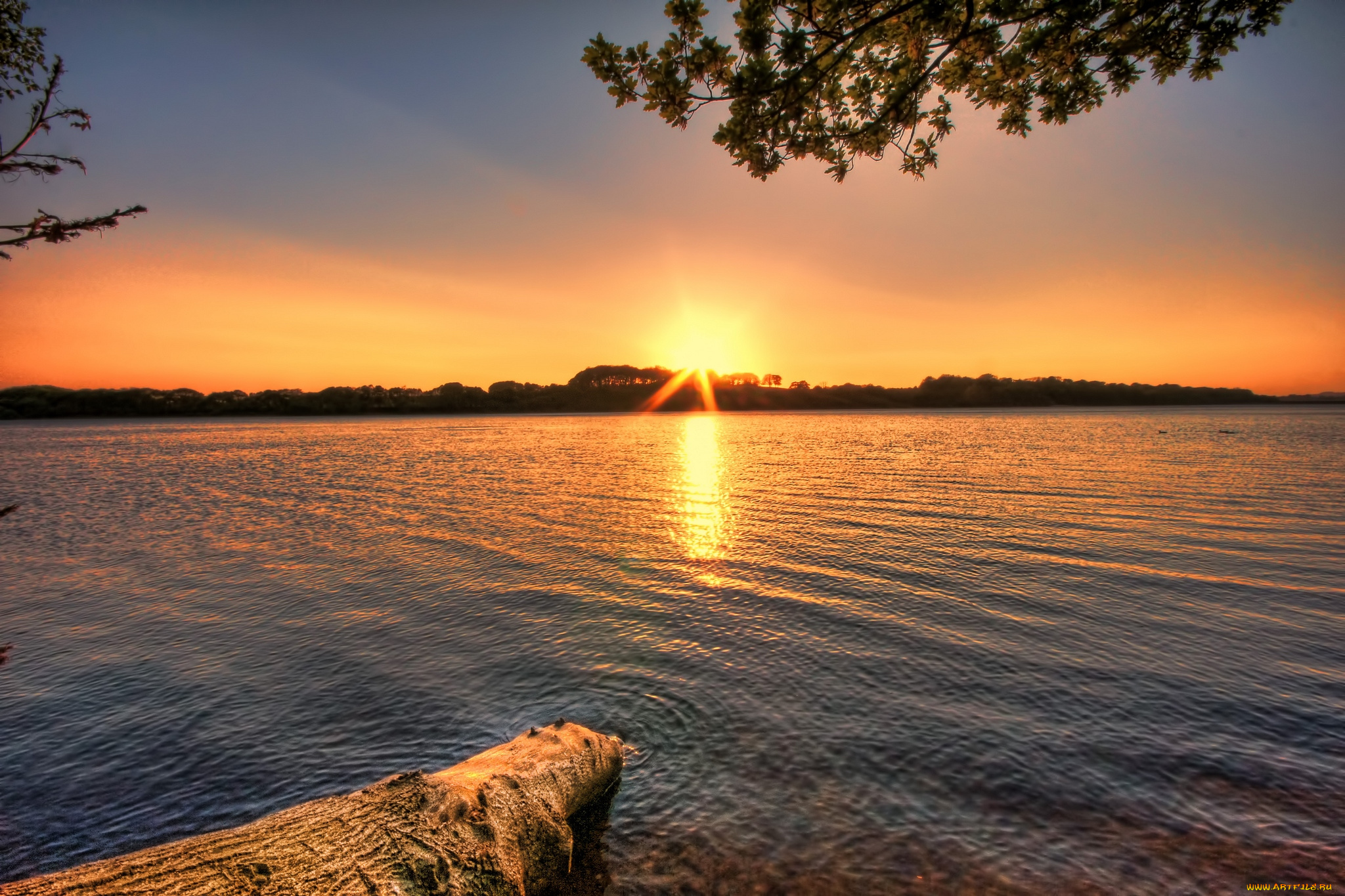природа, восходы, закаты, солнце, вода
