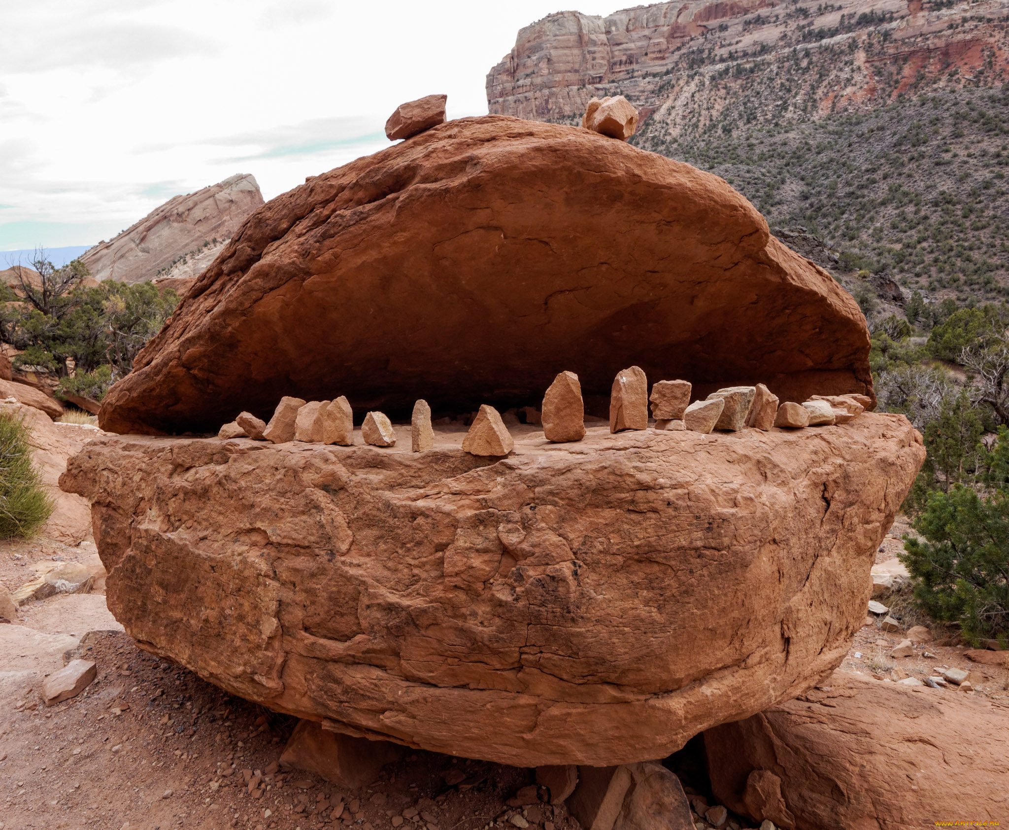 природа, камни, минералы, штат, колорадо, каньон, горы