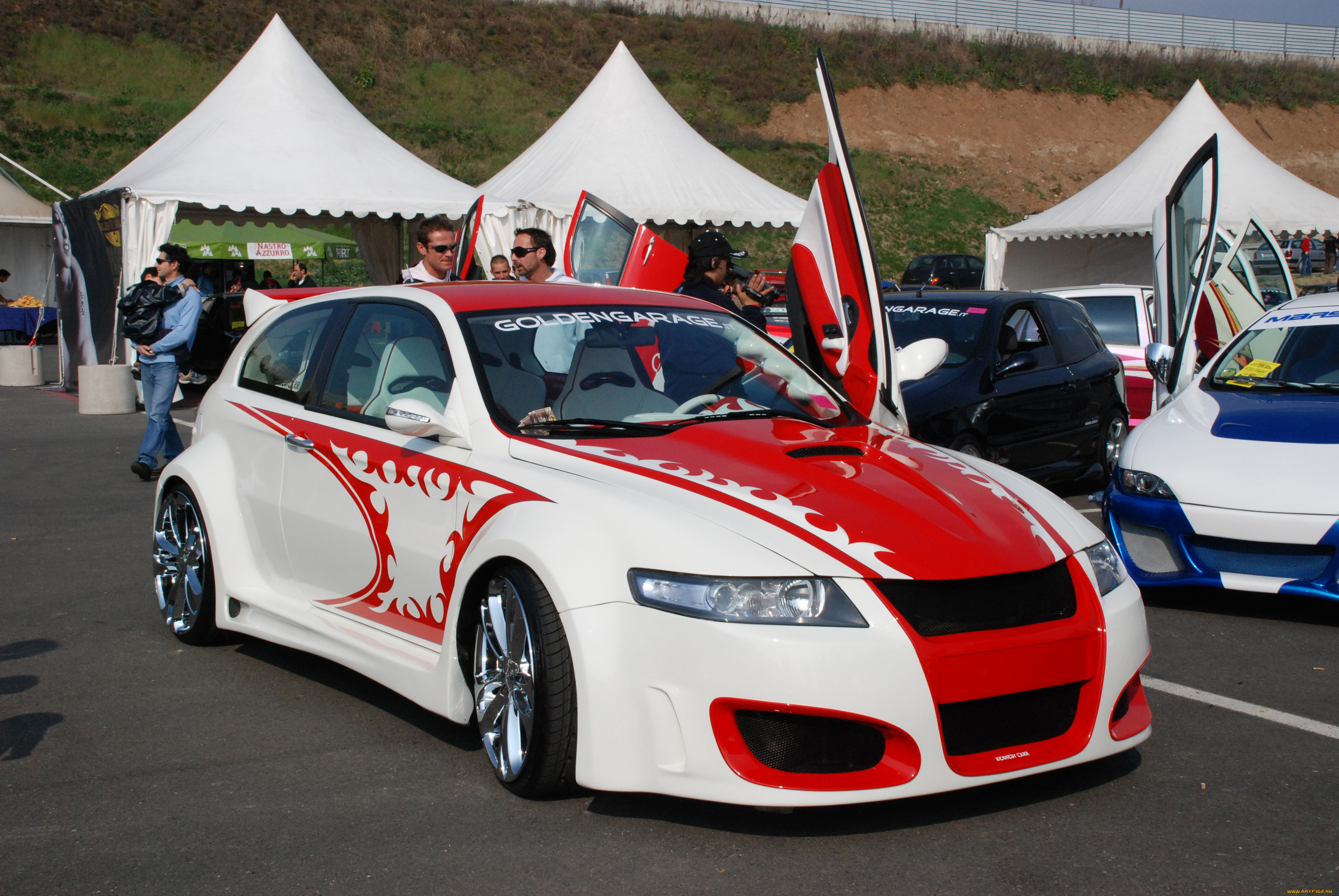 alfa, romeo, 147, front, honda, accord, 2003, автомобили, выставки, уличные, фото