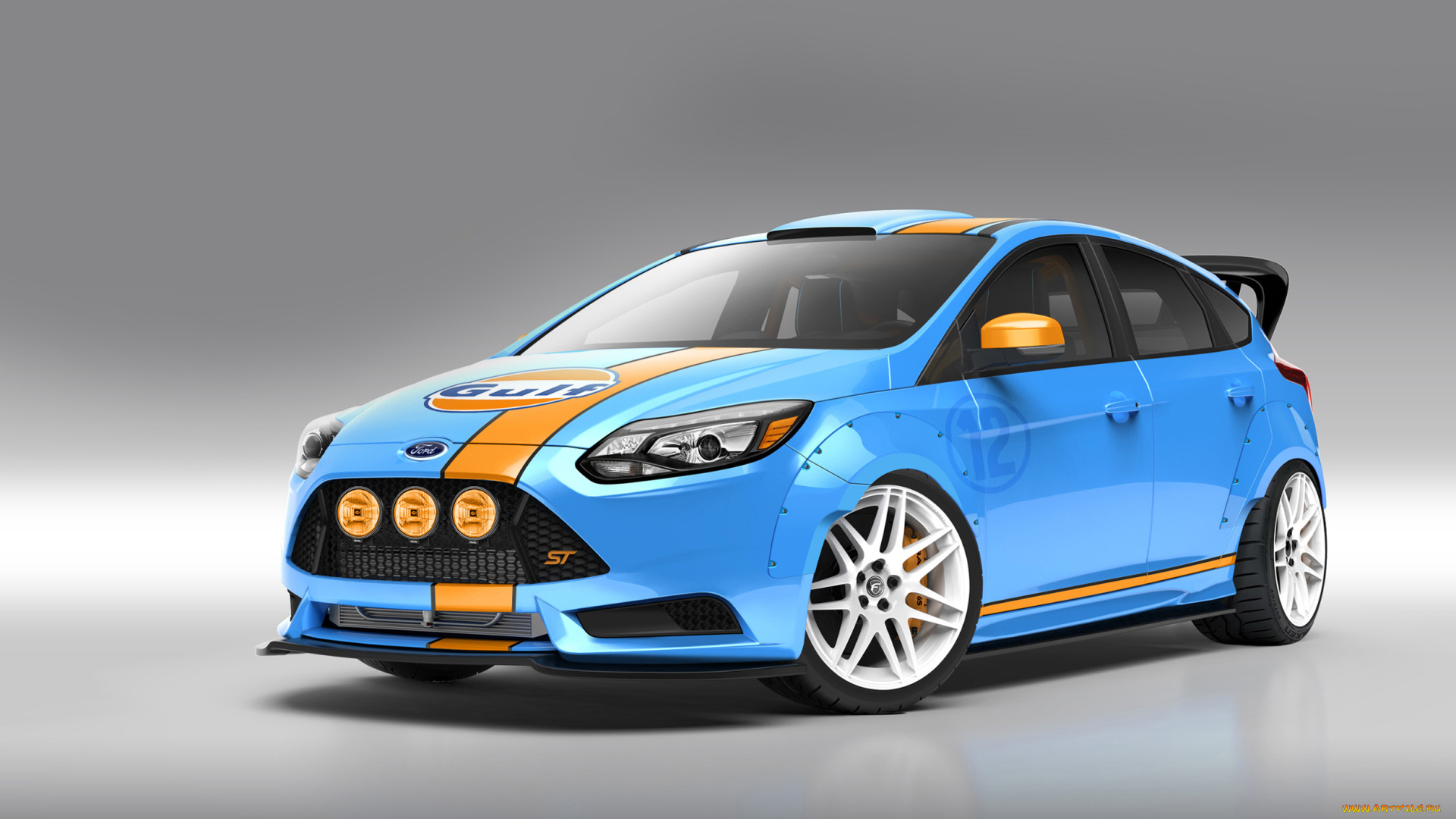 автомобили, 3д, focus