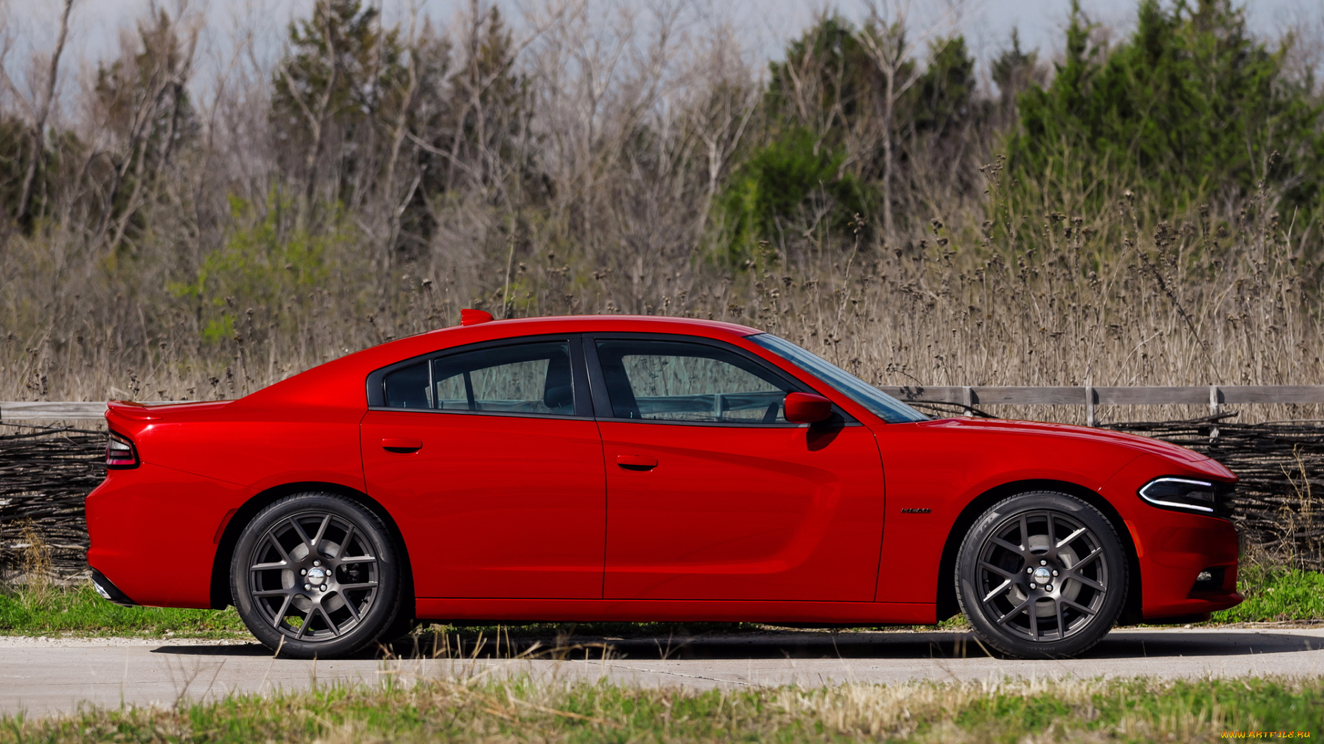 автомобили, dodge, 2015, charger, r-t, ld, красный