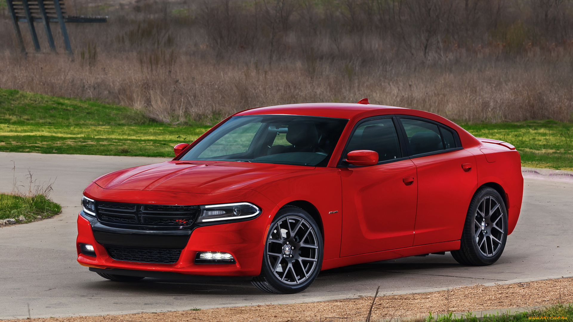 автомобили, dodge, 2015, ld, r-t, charger, красный