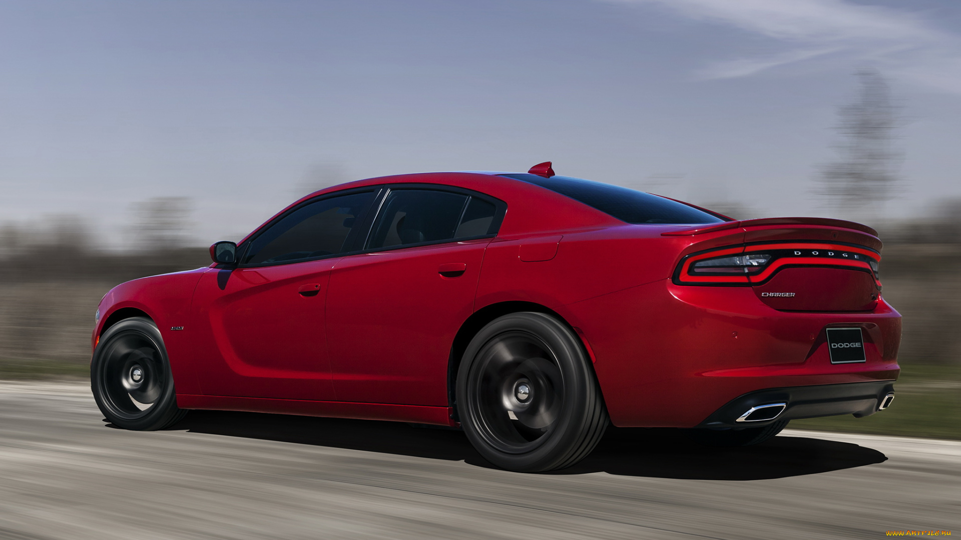 автомобили, dodge, charger, r-t, ld, красный, 2015