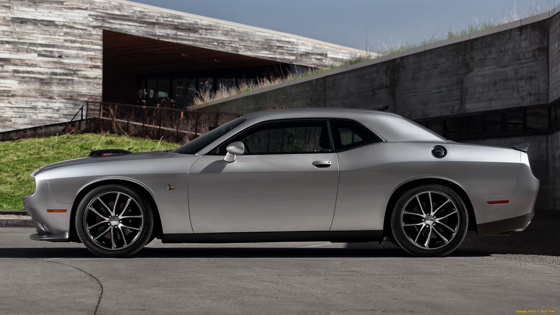 автомобили, dodge, темный, lc, scat, pack, shaker, hemi, challenger, 392, 2015г