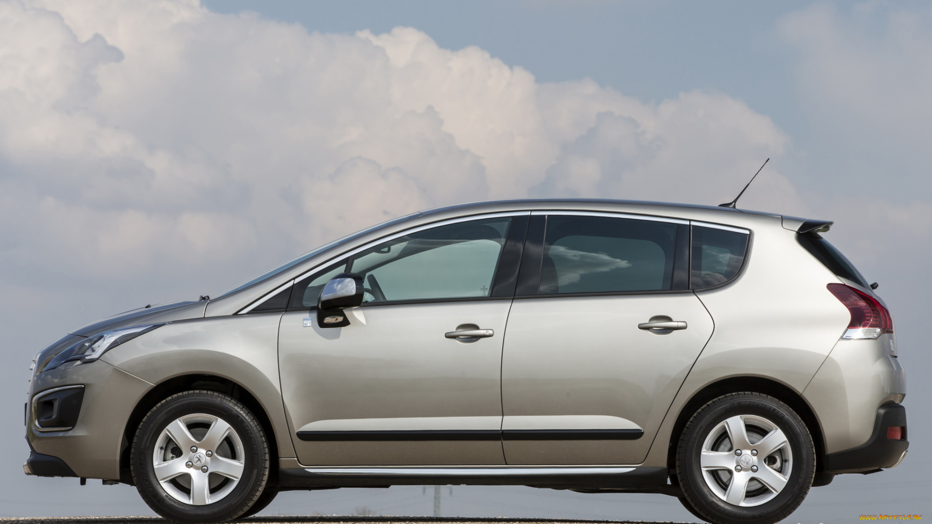 автомобили, peugeot, 3008, серый, 2013, hybrid4