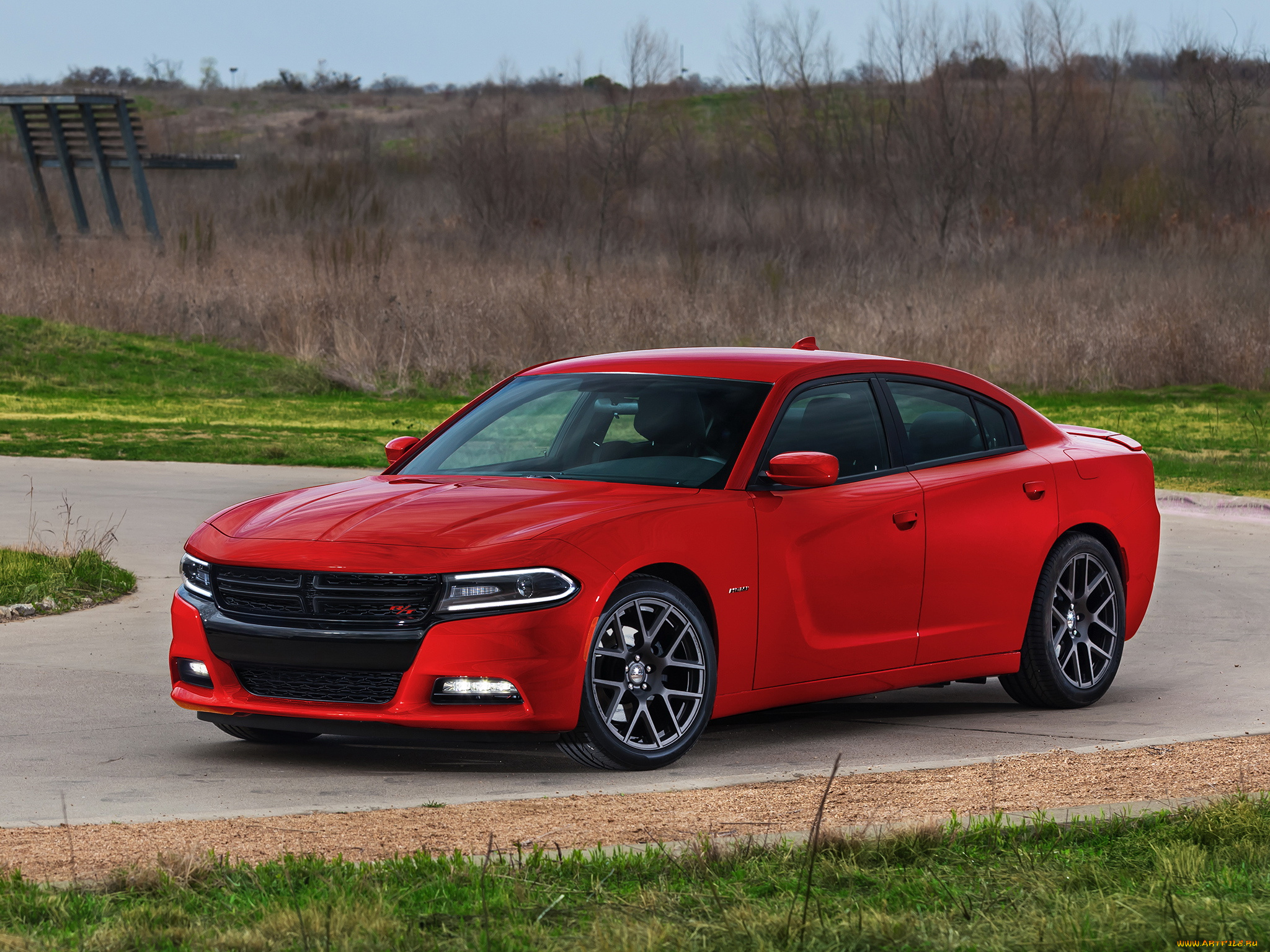 автомобили, dodge, 2015, ld, r-t, charger, красный