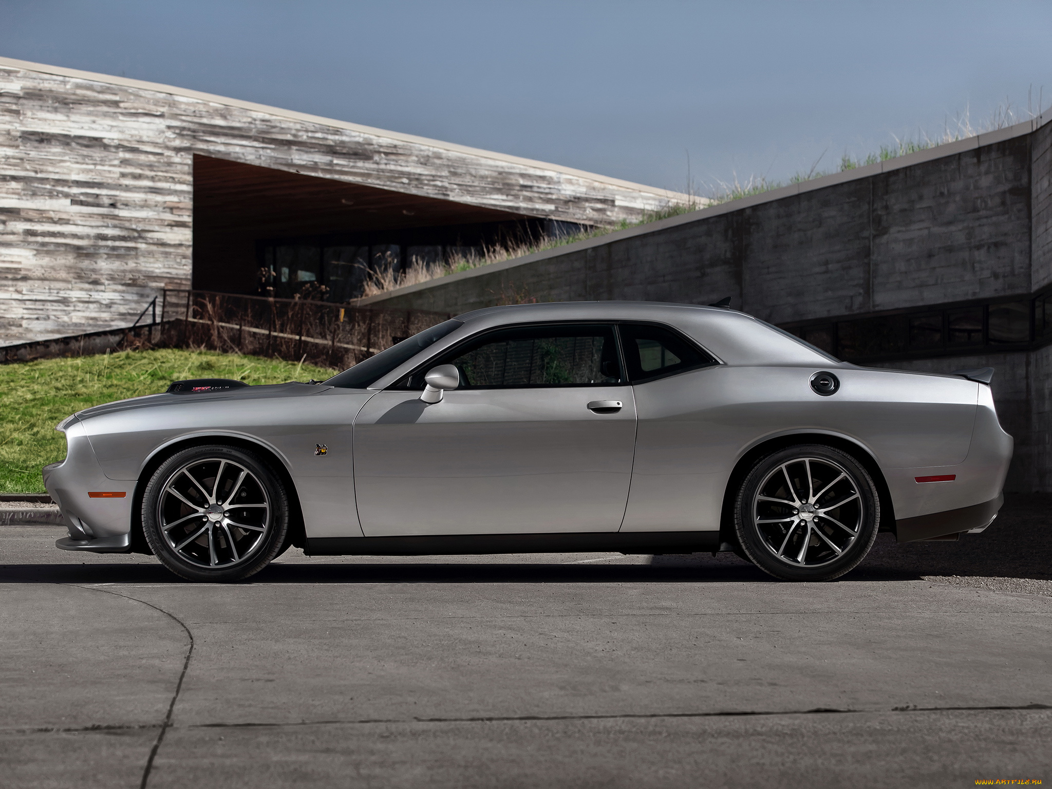 автомобили, dodge, темный, lc, scat, pack, shaker, hemi, challenger, 392, 2015г