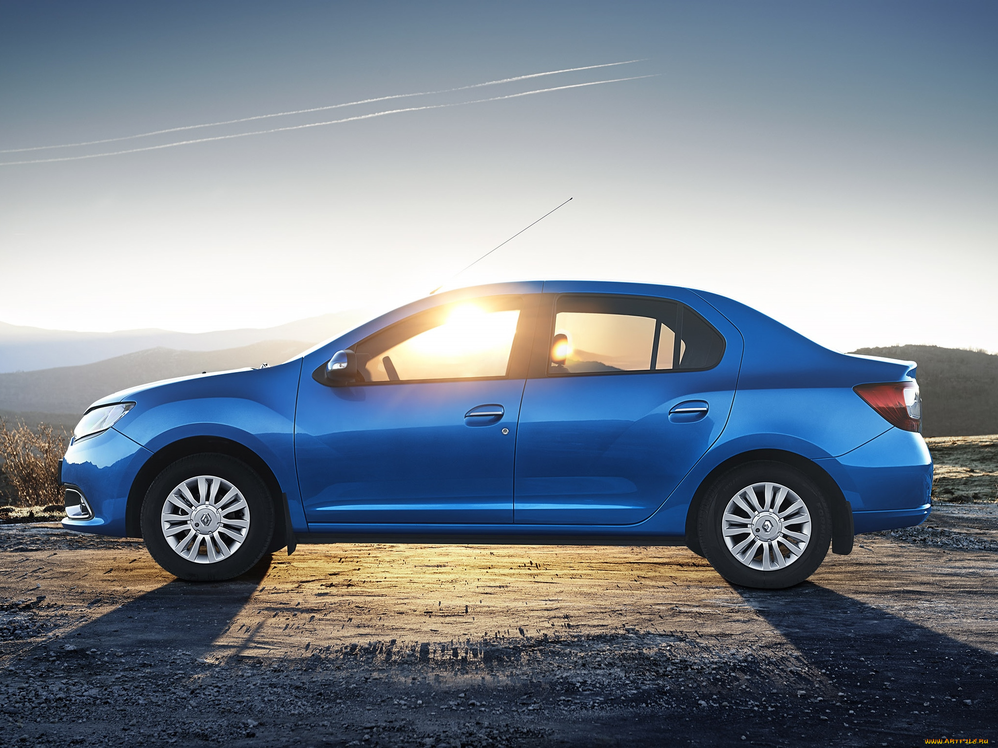 автомобили, renault, logan, синий, 2014, ru-spec